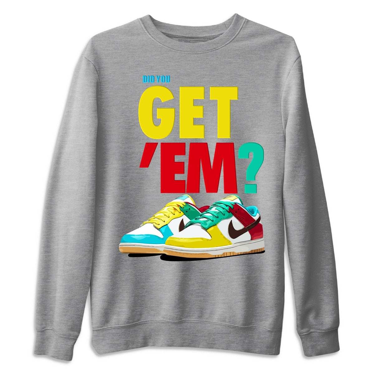 Dunk Free 99 White Sneaker Match Tees Did You Get Em Drip Gear Zone Dunk Free 99 White Drip Gear Zone Crew Neck Shirts