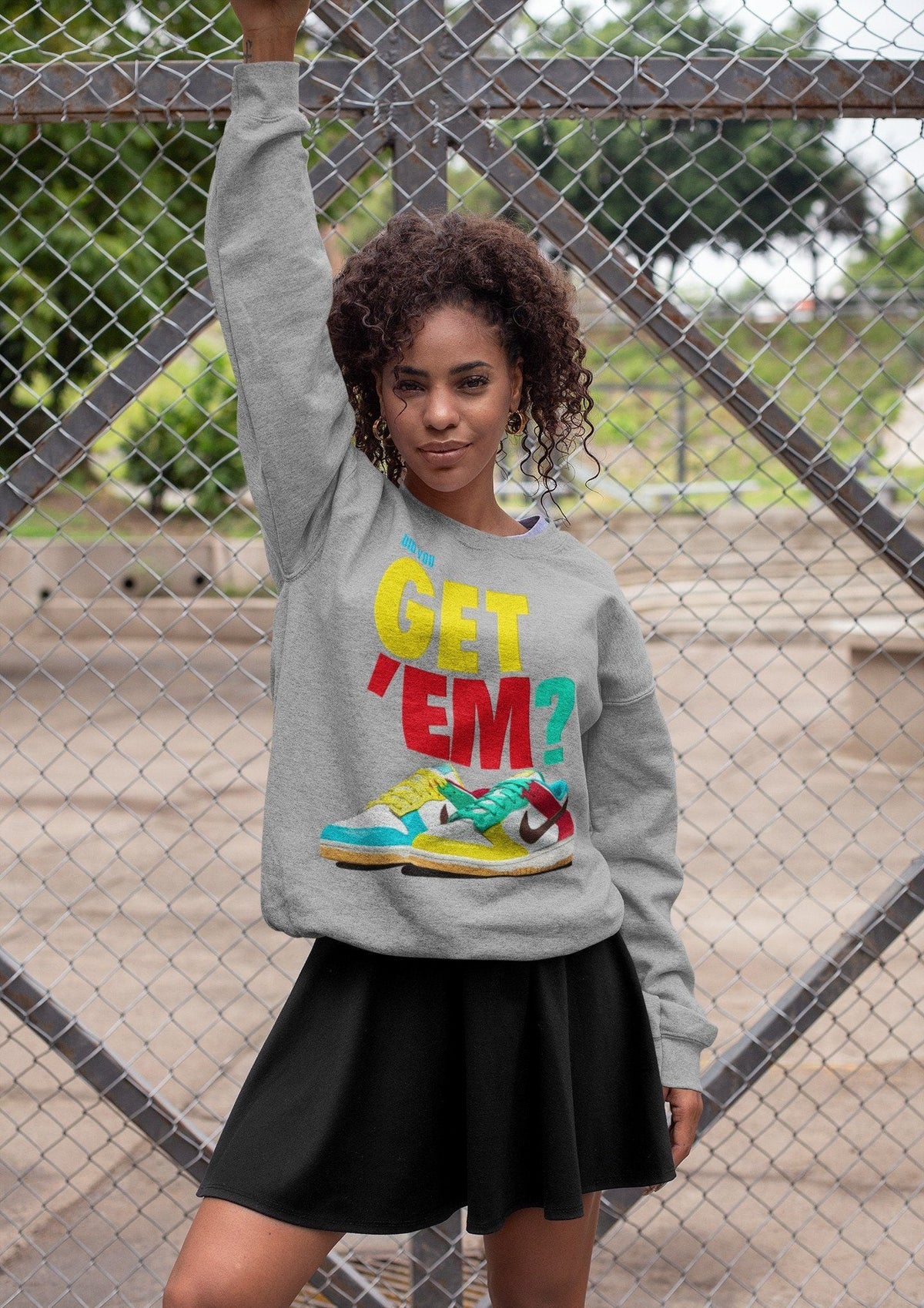 Dunk Free 99 White Sneaker Match Tees Did You Get Em Drip Gear Zone Dunk Free 99 White Drip Gear Zone Crew Neck Shirts