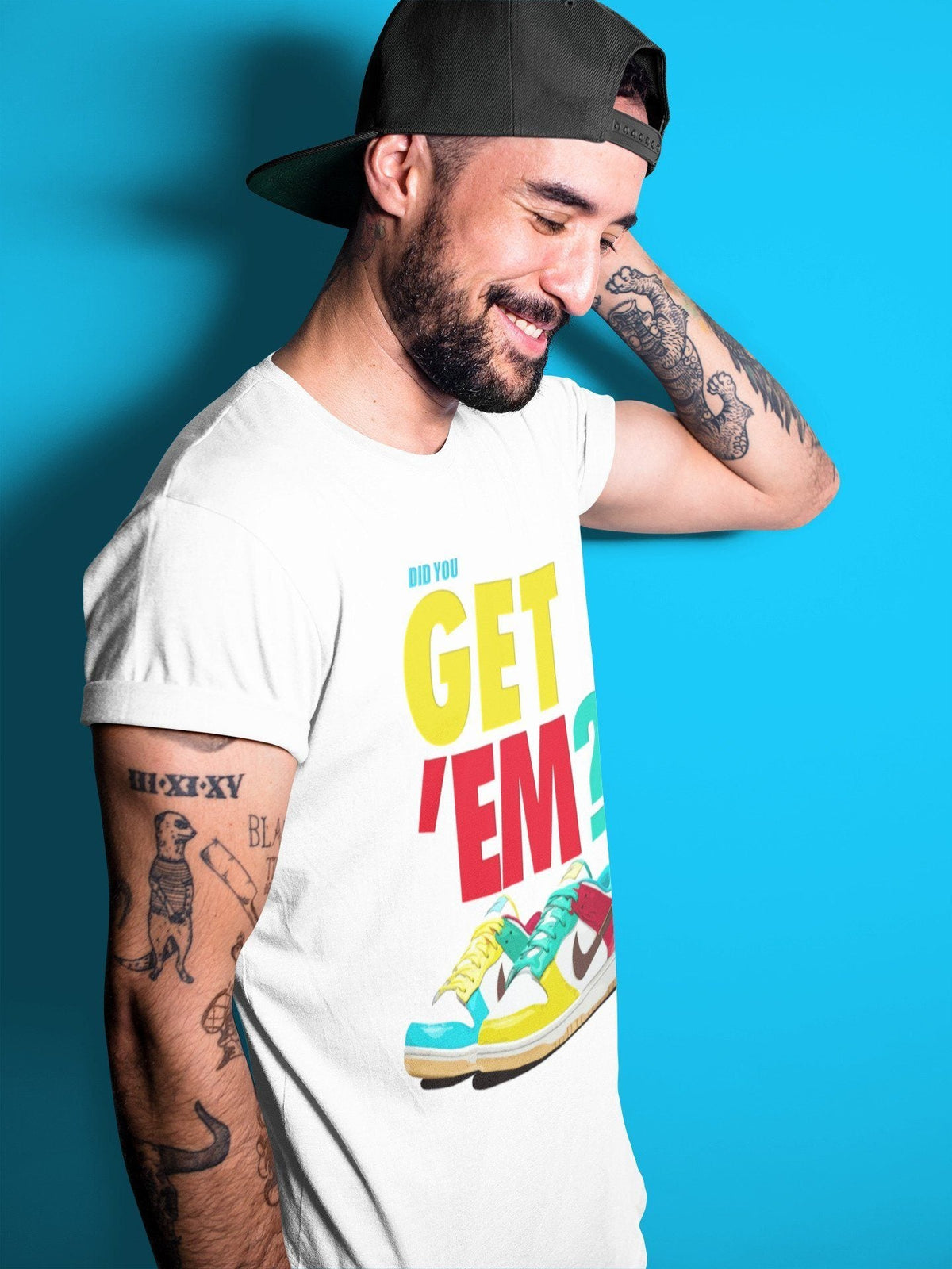 Dunk Free 99 White Sneaker Match Tees Did You Get Em Drip Gear Zone Dunk Free 99 White Drip Gear Zone Crew Neck Shirts