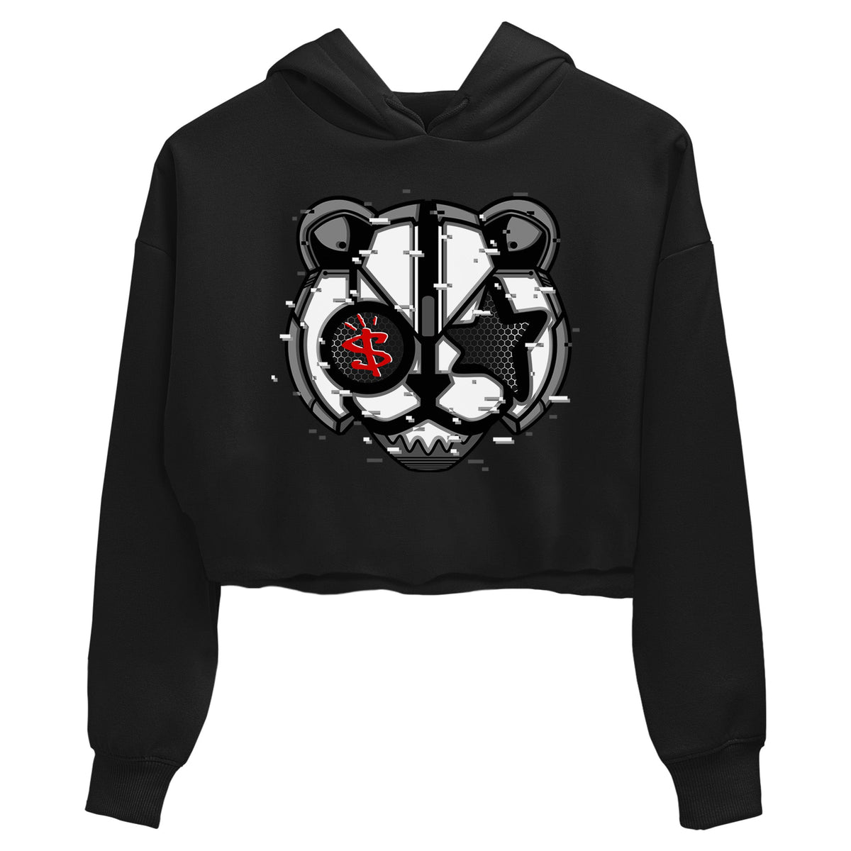Air Jordan 13 Black Flint Sneaker Match Tees Digital Cat Face Streetwear Sneaker Shirt Air Jordan 13 Retro Black Flint Sneaker Release Tees Women's Shirts Black 2