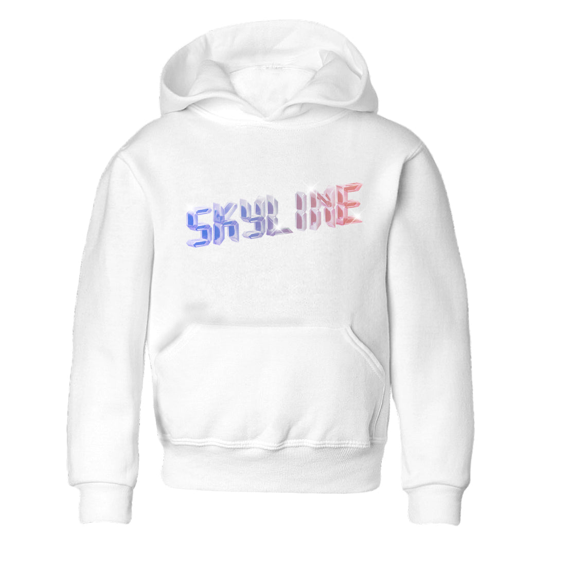 Air Jordan 1 Skyline Sneaker Tees Drip Gear Zone Digital Crystal Sneaker Tees AJ1 Skyline Shirt Kids Shirts White 2