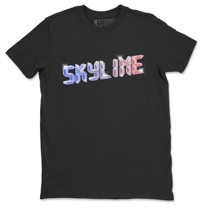 Air Jordan 1 Skyline Sneaker Tees Drip Gear Zone Digital Crystal Sneaker Tees AJ1 Skyline Shirt Unisex Shirts Black 2