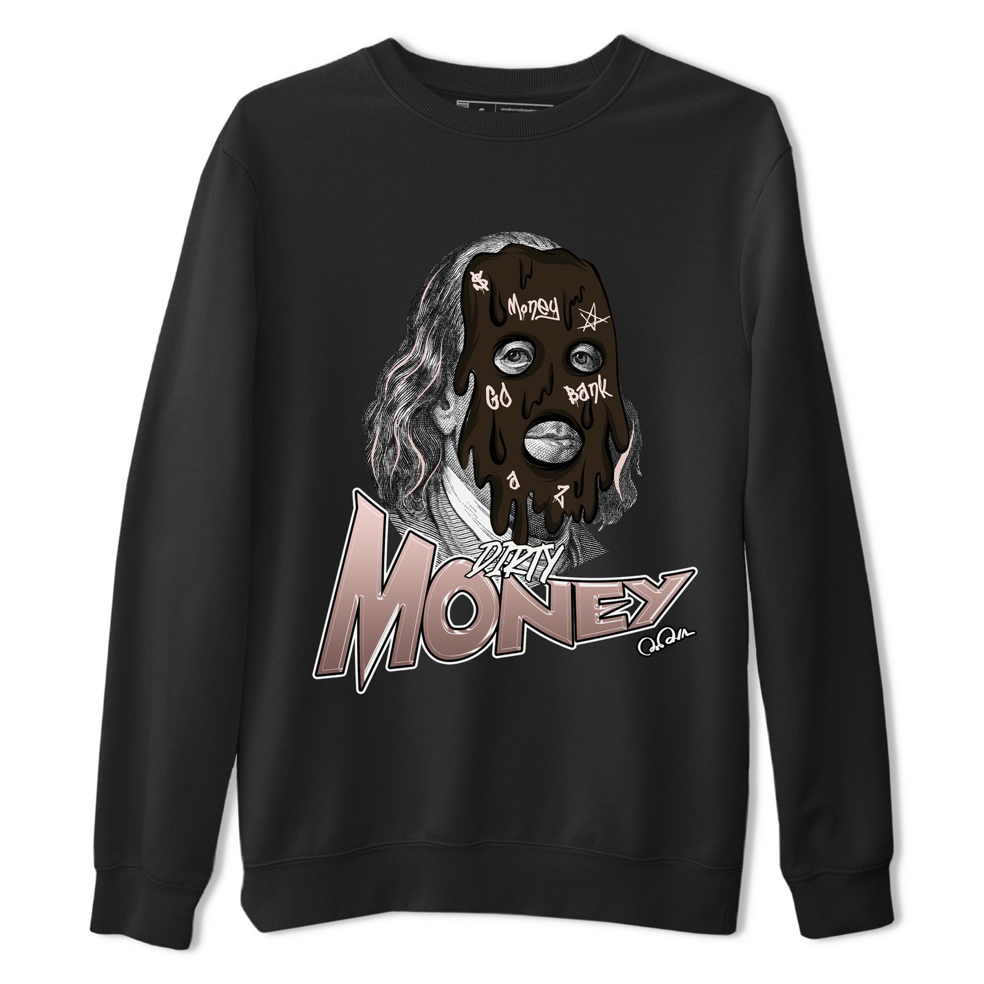 Air Jordan 11 Neapolitan shirt to match jordans Dirty Money sneaker matching t-shirts and clothing AJ11 Neapolitan Drip Gear Zone Cotton Casual Unisex Black 2 T-Shirt