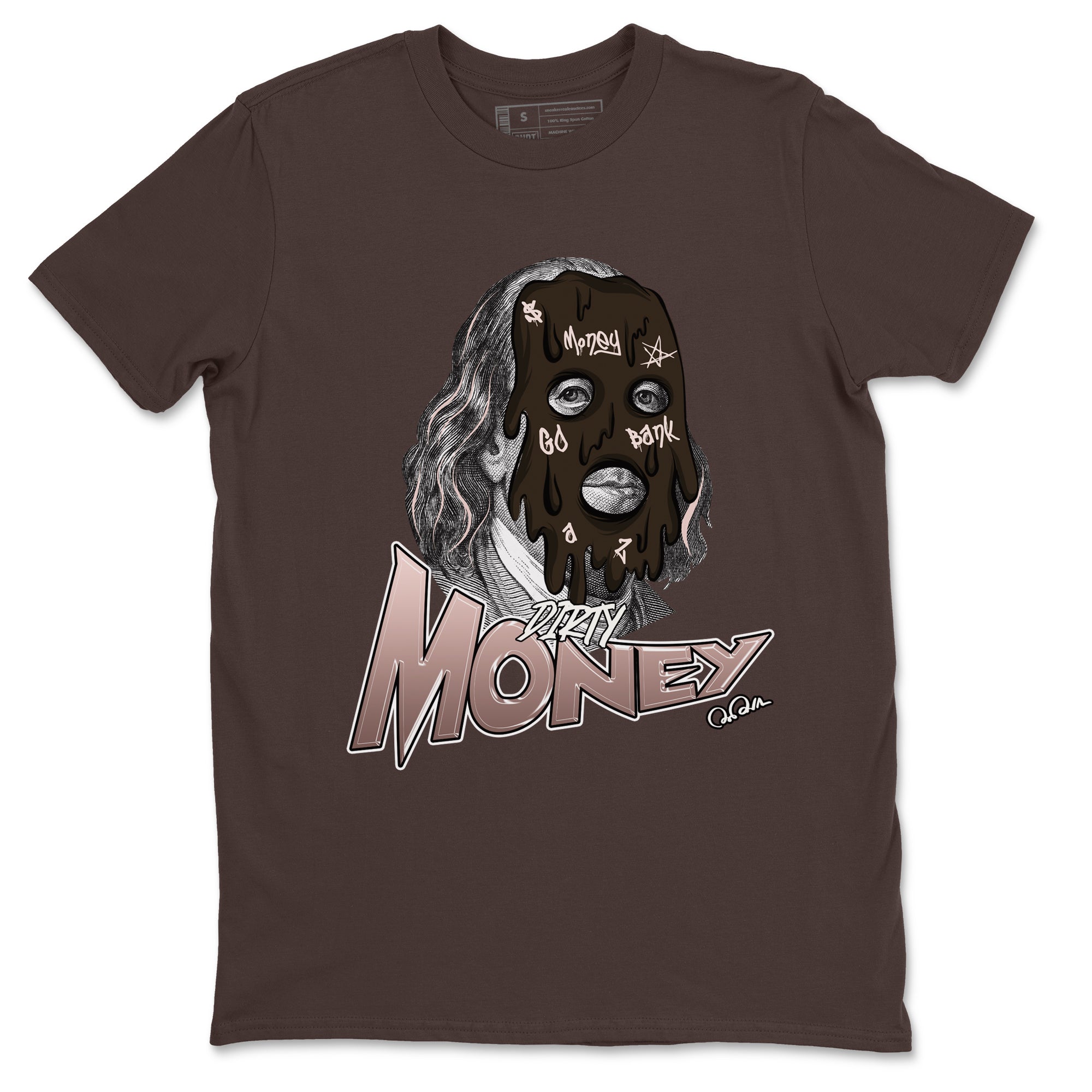 Air Jordan 11 Neapolitan shirt to match jordans Dirty Money sneaker matching t-shirts and clothing AJ11 Neapolitan Drip Gear Zone Cotton Casual Unisex Dark Chocolate 2 T-Shirt