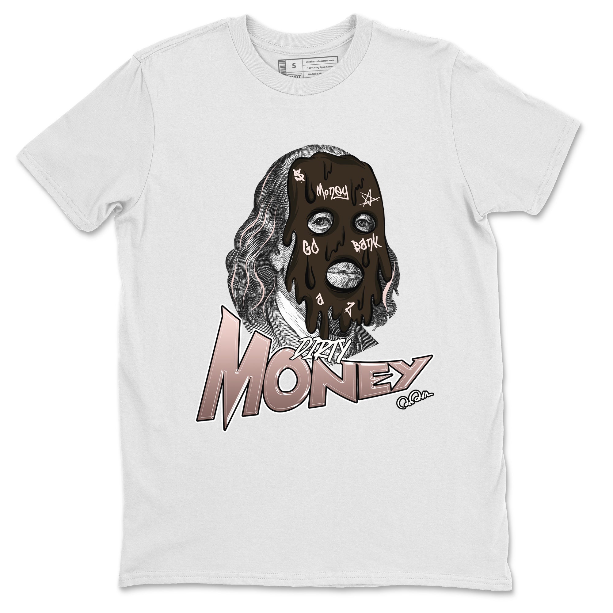 Air Jordan 11 Neapolitan shirt to match jordans Dirty Money sneaker matching t-shirts and clothing AJ11 Neapolitan Drip Gear Zone Cotton Casual Unisex White 2 T-Shirt