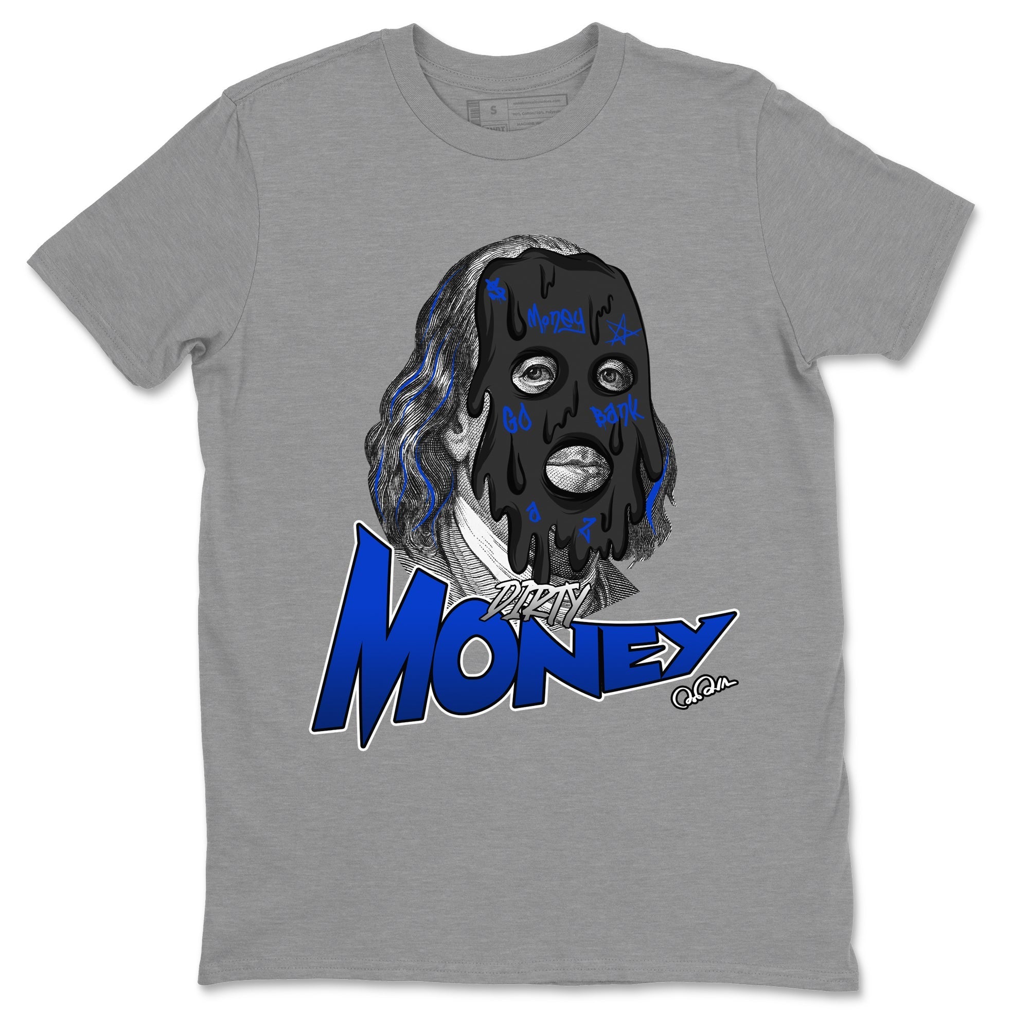 Air Jordan 14 Laney Sneaker Match Tees Dirty Money Streetwear Sneaker Shirt AJ14 Laney Sneaker Release Tees Unisex Shirts Heather Grey 2