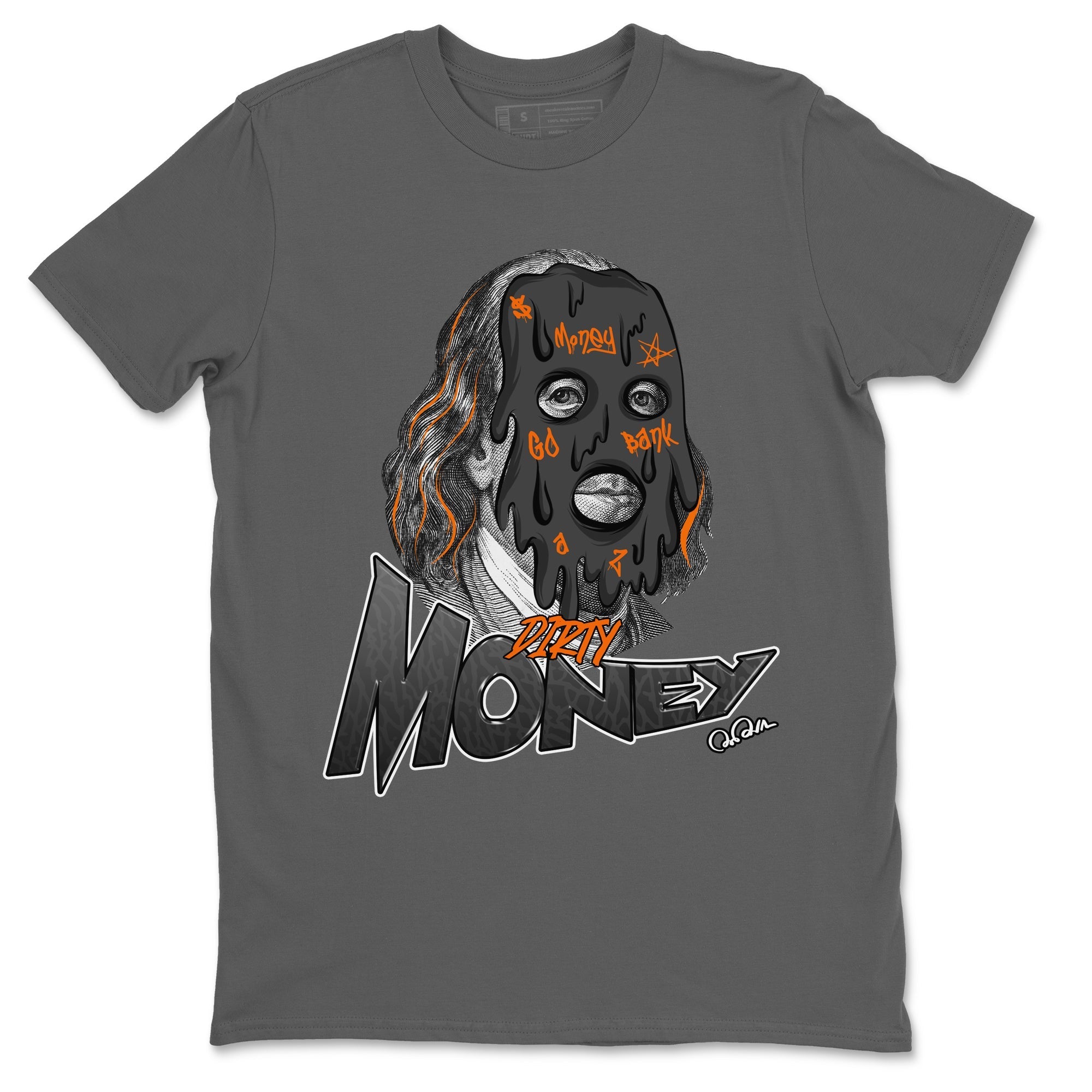 Air Jordan 3 Fear shirt to match jordans Dirty Money sneaker tees AJ3 Fear Drip Gear Zone Unisex Cool Grey 2 T-Shirt
