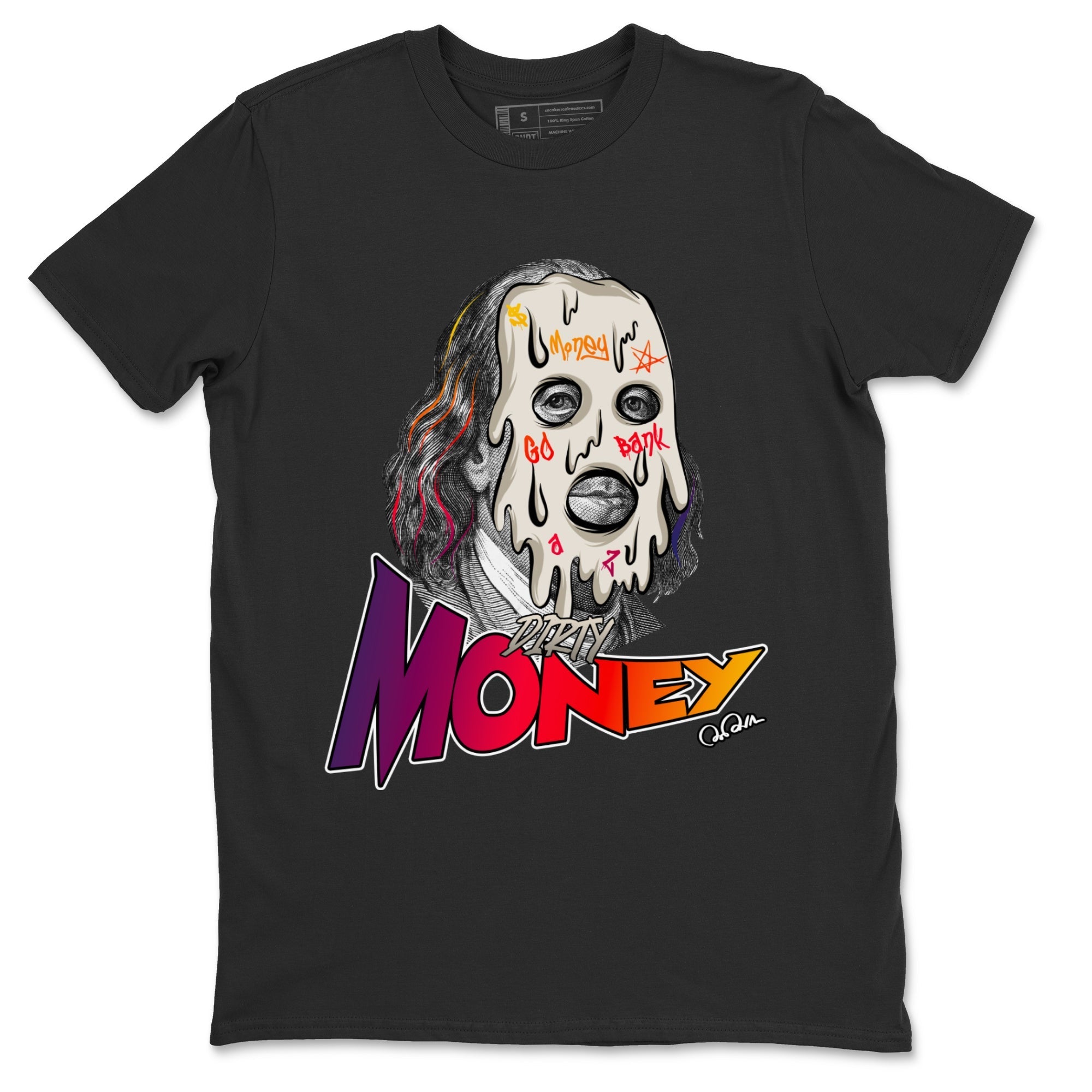 Air Jordan 3 J Balvin shirt to match jordans Dirty Money Streetwear Sneaker Shirt AJ3 Balvin  Drip Gear Zone Sneaker Matching Clothing LGBTQ Gay Pride T-Shirt Unisex Black 2 T-Shirt