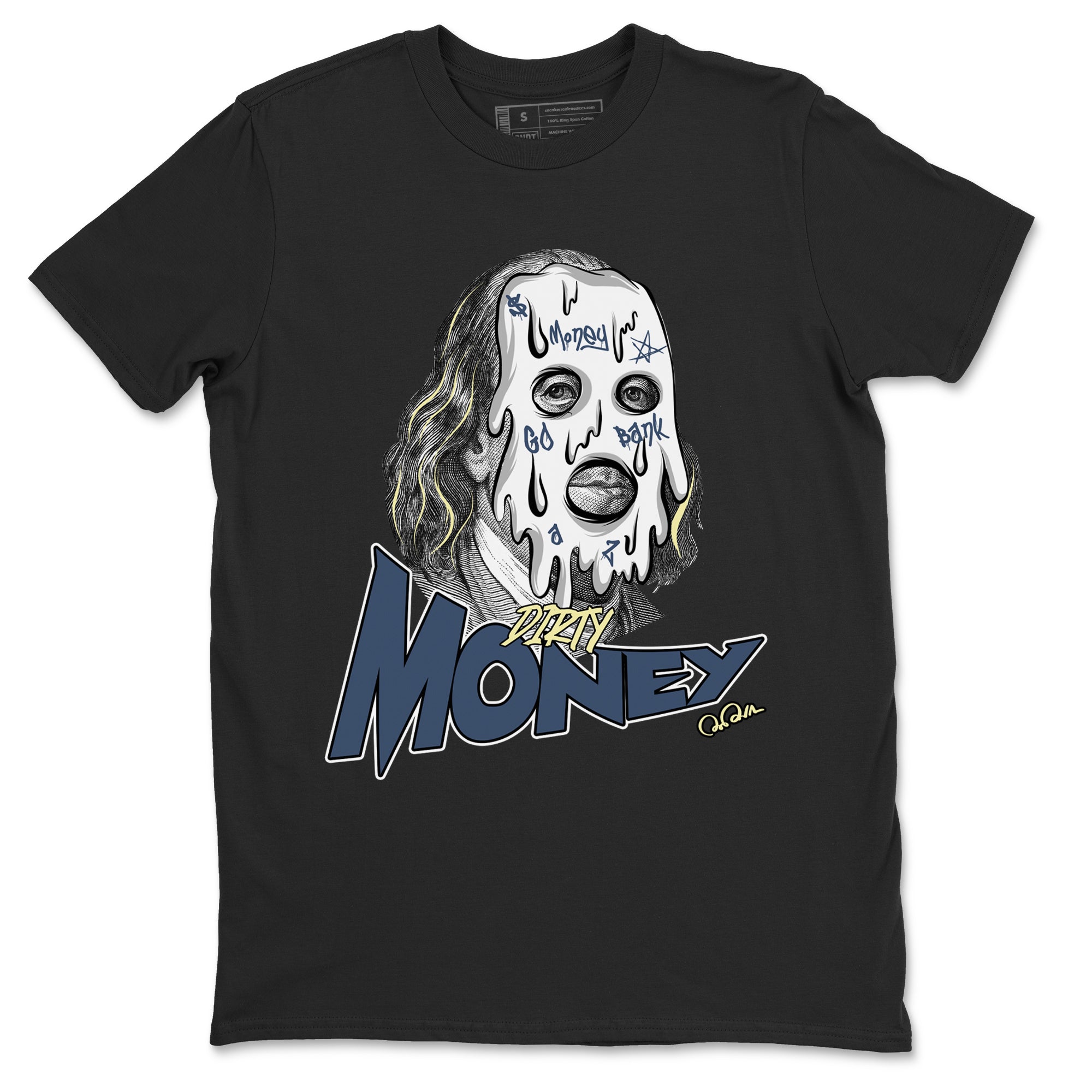 Air Jordan 5 A Ma Maniere x Photon Dust shirt to match jordans Dirty Money sneaker tees Jordan 5 A Ma Maniere "Dawn" Drip Gear Zone Unisex Black 2 T-Shirt
