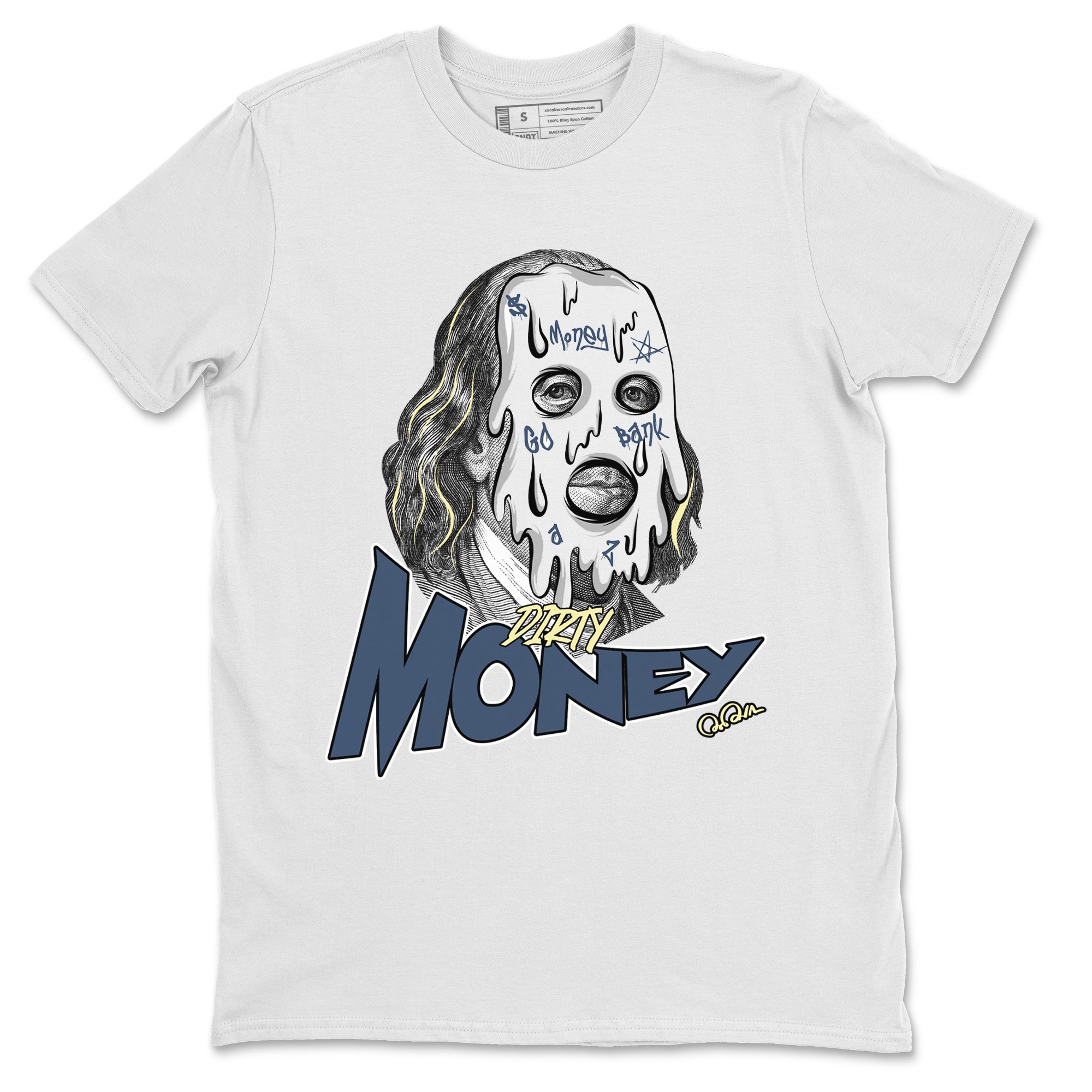 Air Jordan 5 A Ma Maniere x Photon Dust shirt to match jordans Dirty Money sneaker tees Jordan 5 A Ma Maniere "Dawn" Drip Gear Zone Unisex White 2 T-Shirt