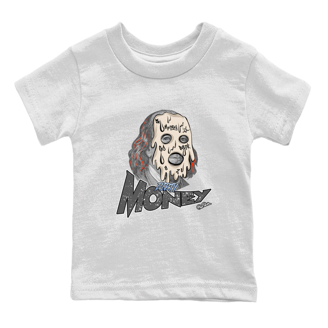 Air Jordan 5 Craft Sneaker Match Tees Dirty Money Streetwear Sneaker Shirt AJ5 SE Craft Sneaker Release Tees Kids Shirts White 2