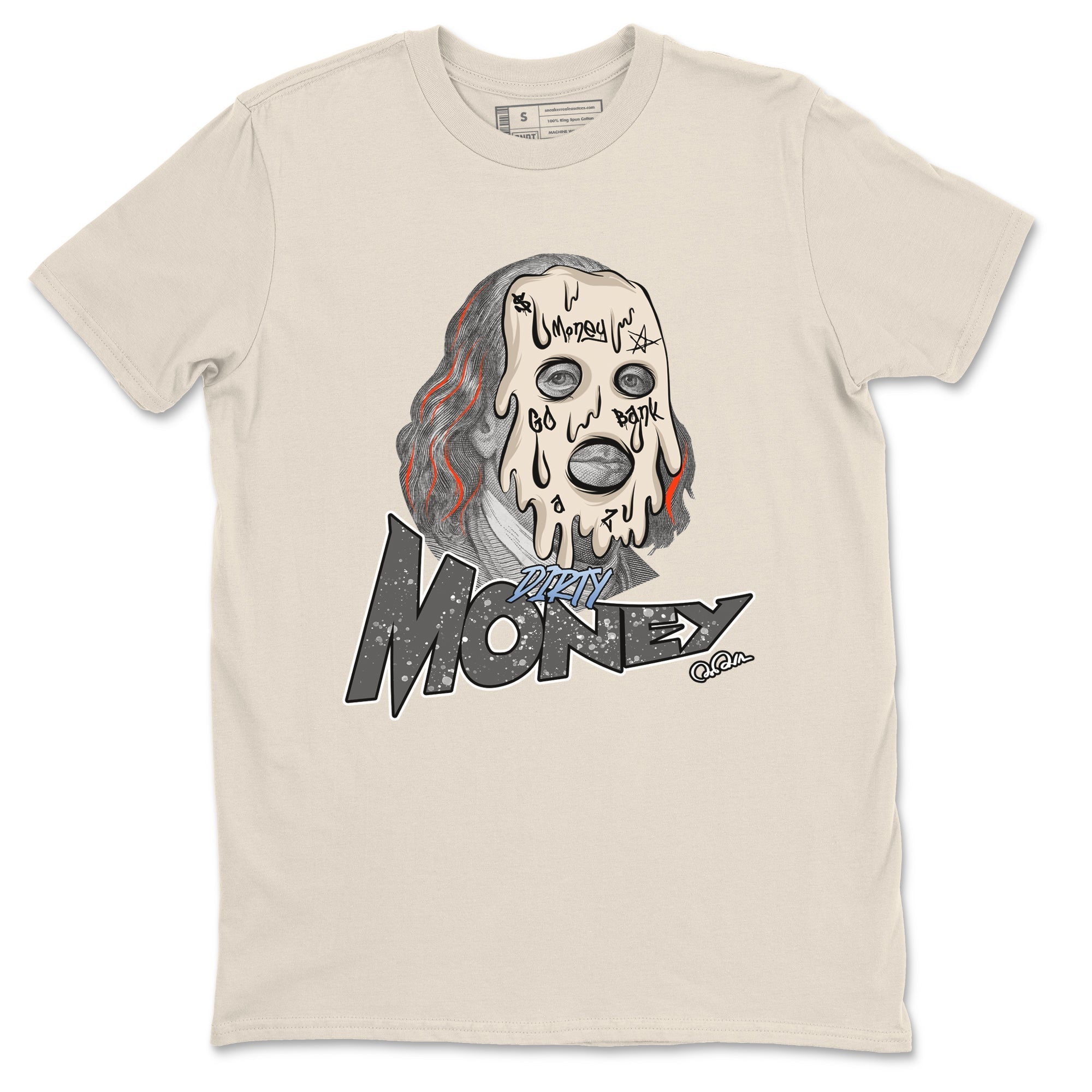 Air Jordan 5 Craft Sneaker Match Tees Dirty Money Streetwear Sneaker Shirt AJ5 SE Craft Sneaker Release Tees Unisex Shirts Natural 2