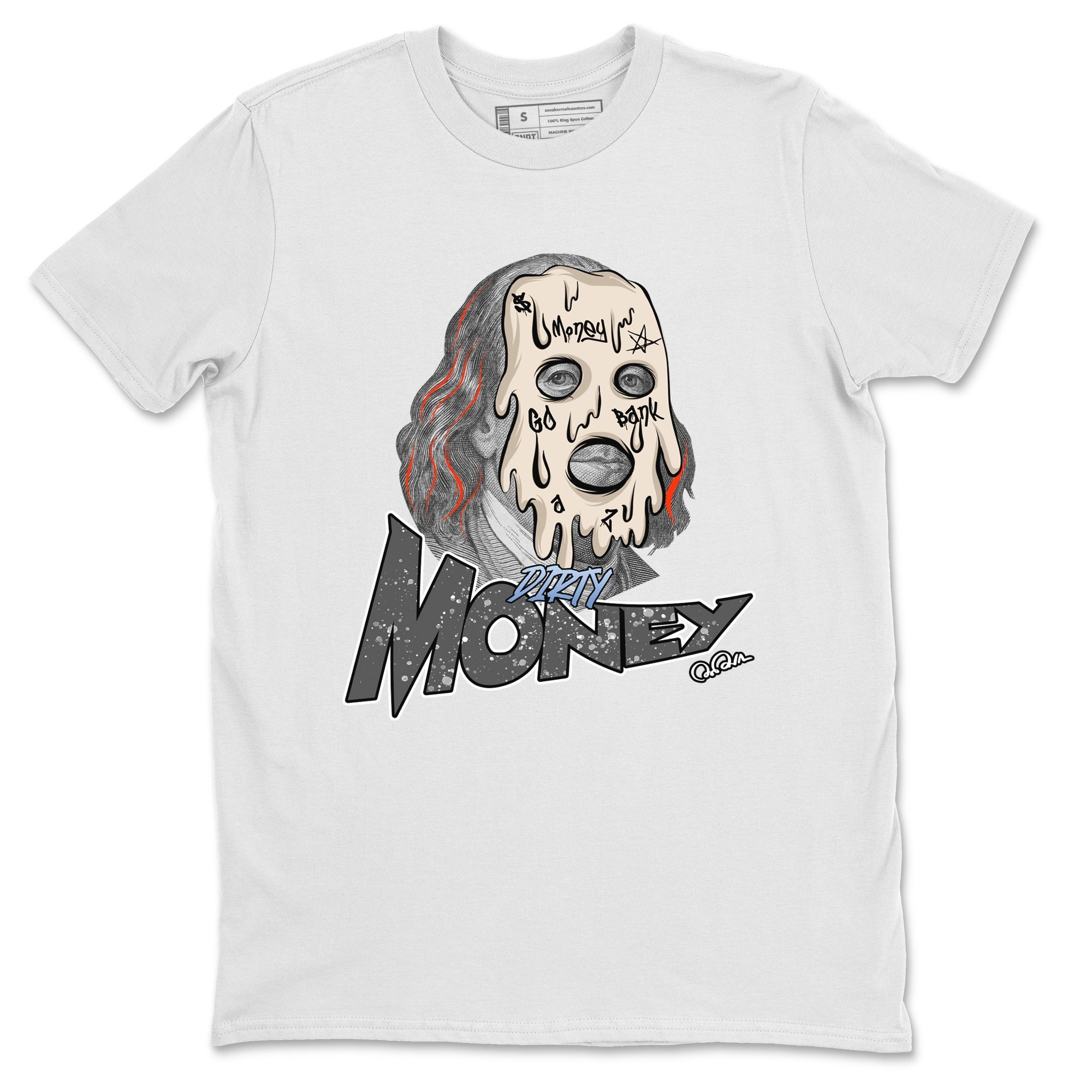 Air Jordan 5 Craft Sneaker Match Tees Dirty Money Streetwear Sneaker Shirt AJ5 SE Craft Sneaker Release Tees Unisex Shirts White 2