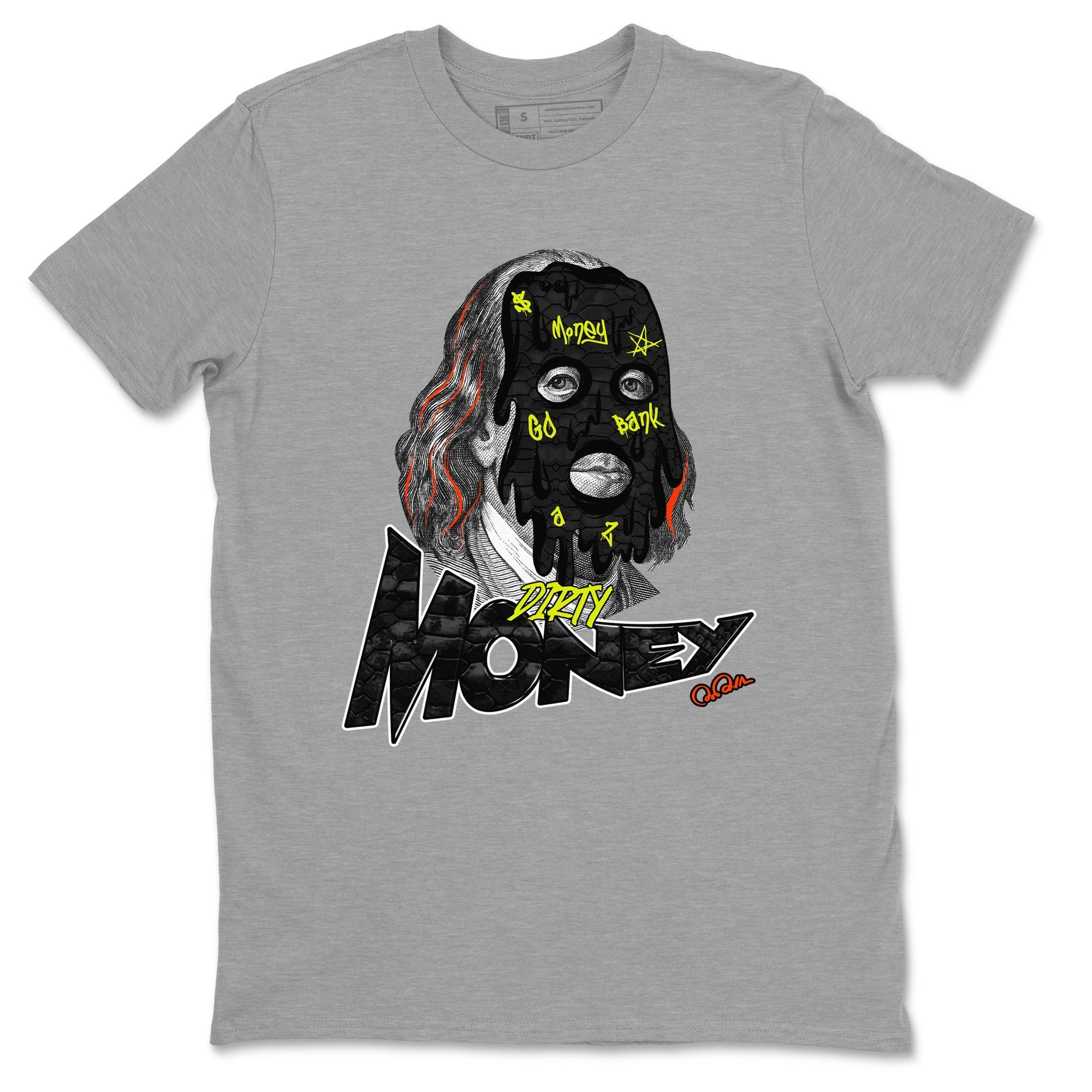 Dunk Halloween shirt to match jordans Dirty Money sneaker tees halloween horror nights Nike Dunk Halloween Drip Gear Zone Unisex Crew Neck Tee Heather Grey 2 T-Shirt