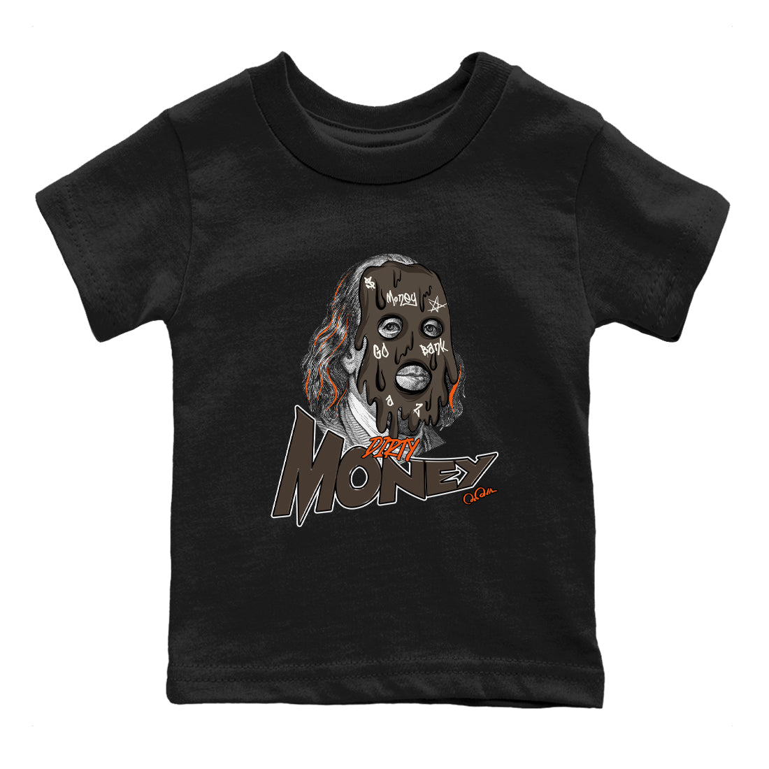 Dunk Red Panda shirt to match jordans Dirty Money sneaker tees Nike Dunk LowRed Panda Drip Gear Zone Sneaker T-Shirts Youth and Baby Black 2 T-Shirt