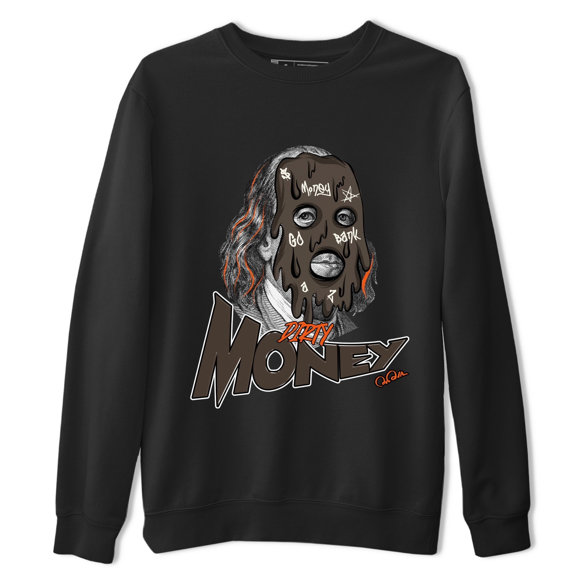 Dunk Red Panda shirt to match jordans Dirty Money sneaker tees Nike Dunk LowRed Panda Drip Gear Zone Sneaker T-Shirts Crew Neck Casual Fit Black 2 T-Shirt