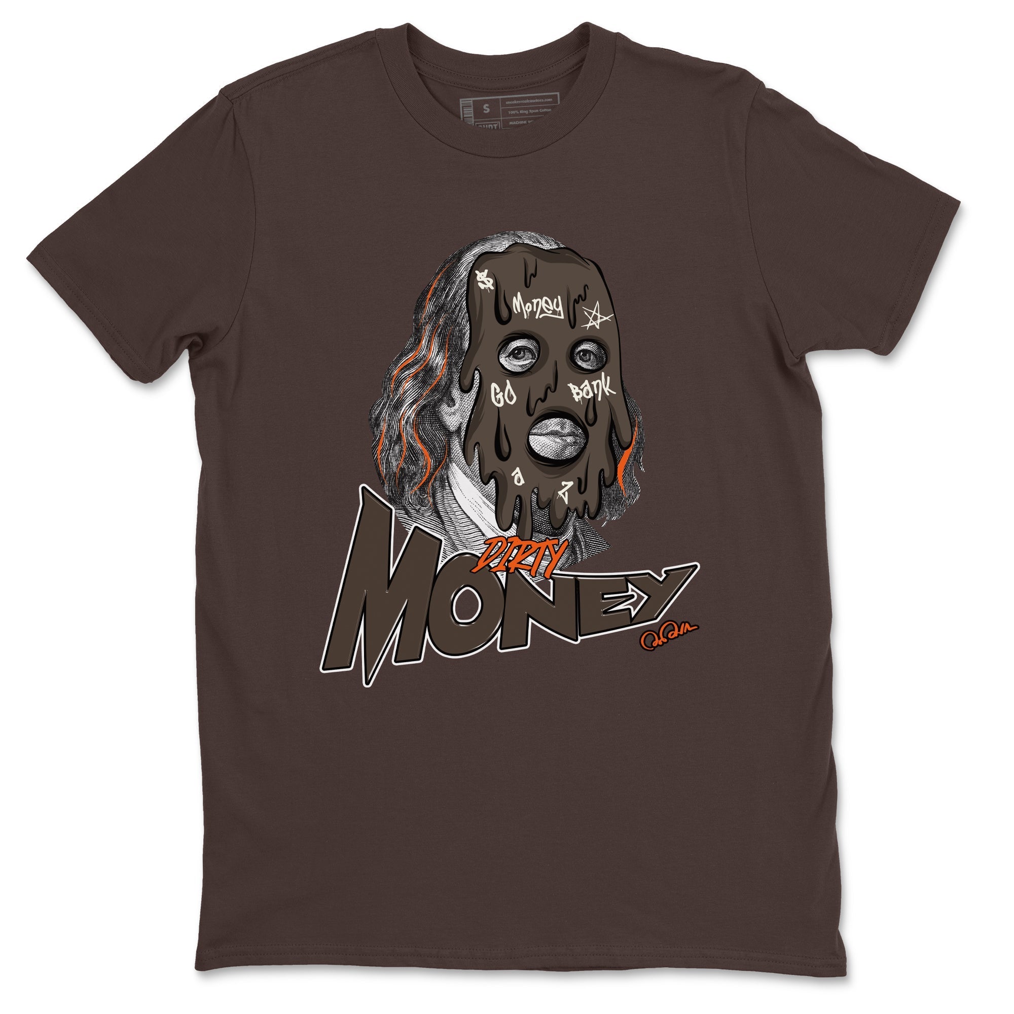 Dunk Red Panda shirt to match jordans Dirty Money sneaker tees Nike Dunk LowRed Panda Drip Gear Zone Sneaker T-Shirts Crew Neck Casual Fit Dark Chocolate 2 T-Shirt