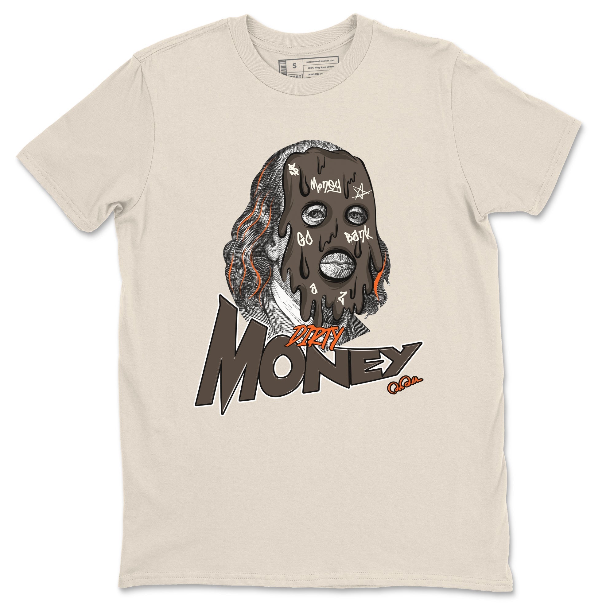 Dunk Red Panda shirt to match jordans Dirty Money sneaker tees Nike Dunk LowRed Panda Drip Gear Zone Sneaker T-Shirts Crew Neck Casual Fit Natural 2 T-Shirt