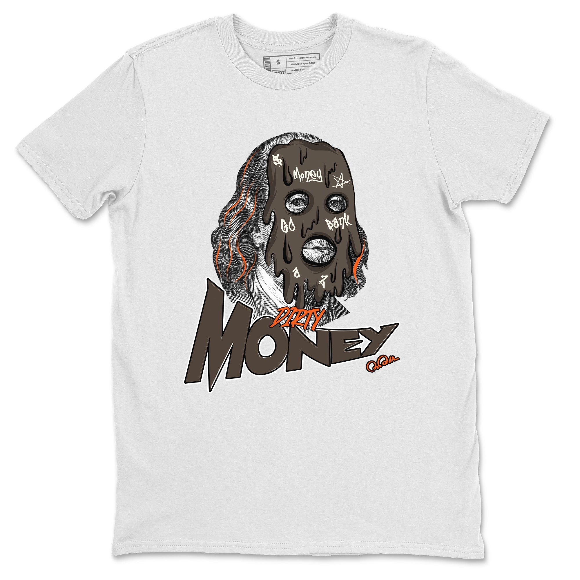 Dunk Red Panda shirt to match jordans Dirty Money sneaker tees Nike Dunk LowRed Panda Drip Gear Zone Sneaker T-Shirts Crew Neck Casual Fit White 2 T-Shirt