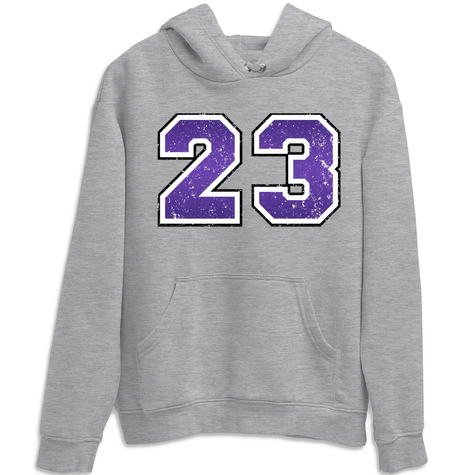 Jordan 1 Court Purple Sneaker Matching T-Shirt Distressed 23 Sneaker Tees Jordan 1 Court Purple Sneaker Release Tees Crew Neck Tees