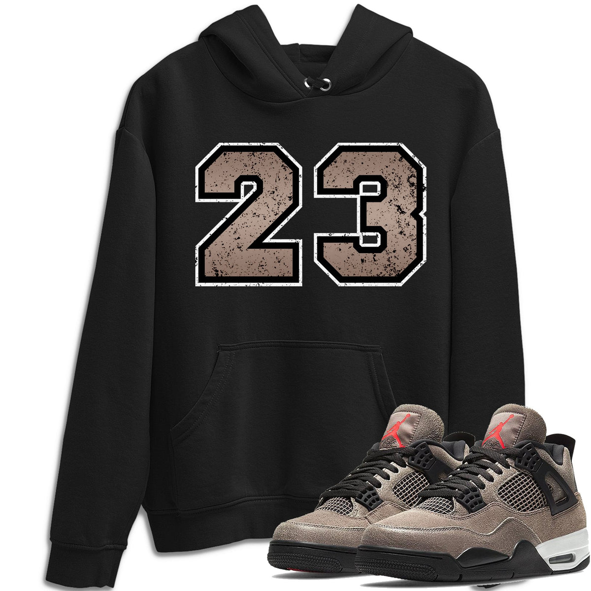 Jordan 4 Taupe Haze Shirt To Match Jordans Distressed 23 Sneaker Tees Jordan 4 Taupe Haze Drip Gear Zone Sneaker Matching Clothing Unisex Shirts