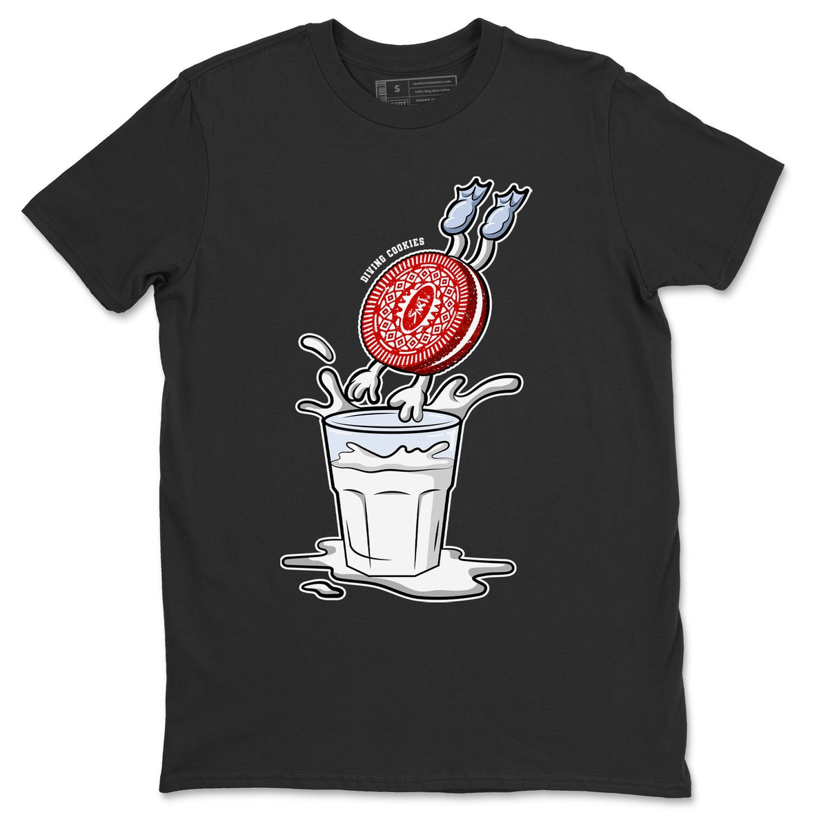 Jordan 6 Red Velvet Cookies Shirt To Match Jordans Diving Cookies Sneaker Tees Jordan 6 Red Velvet Cookies Drip Gear Zone Sneaker Matching Clothing Unisex Shirts