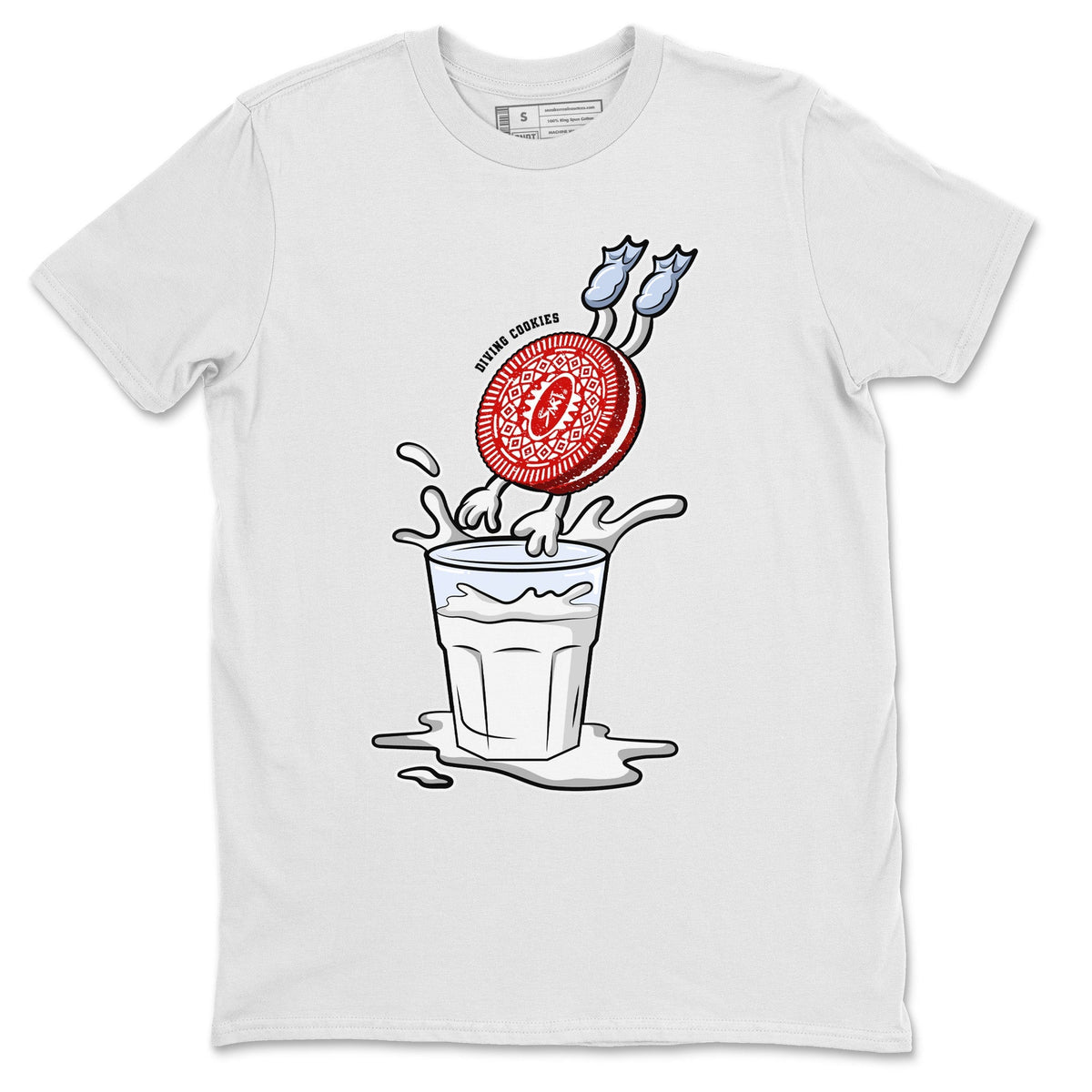 Jordan 6 Red Velvet Cookies Shirt To Match Jordans Diving Cookies Sneaker Tees Jordan 6 Red Velvet Cookies Drip Gear Zone Sneaker Matching Clothing Unisex Shirts