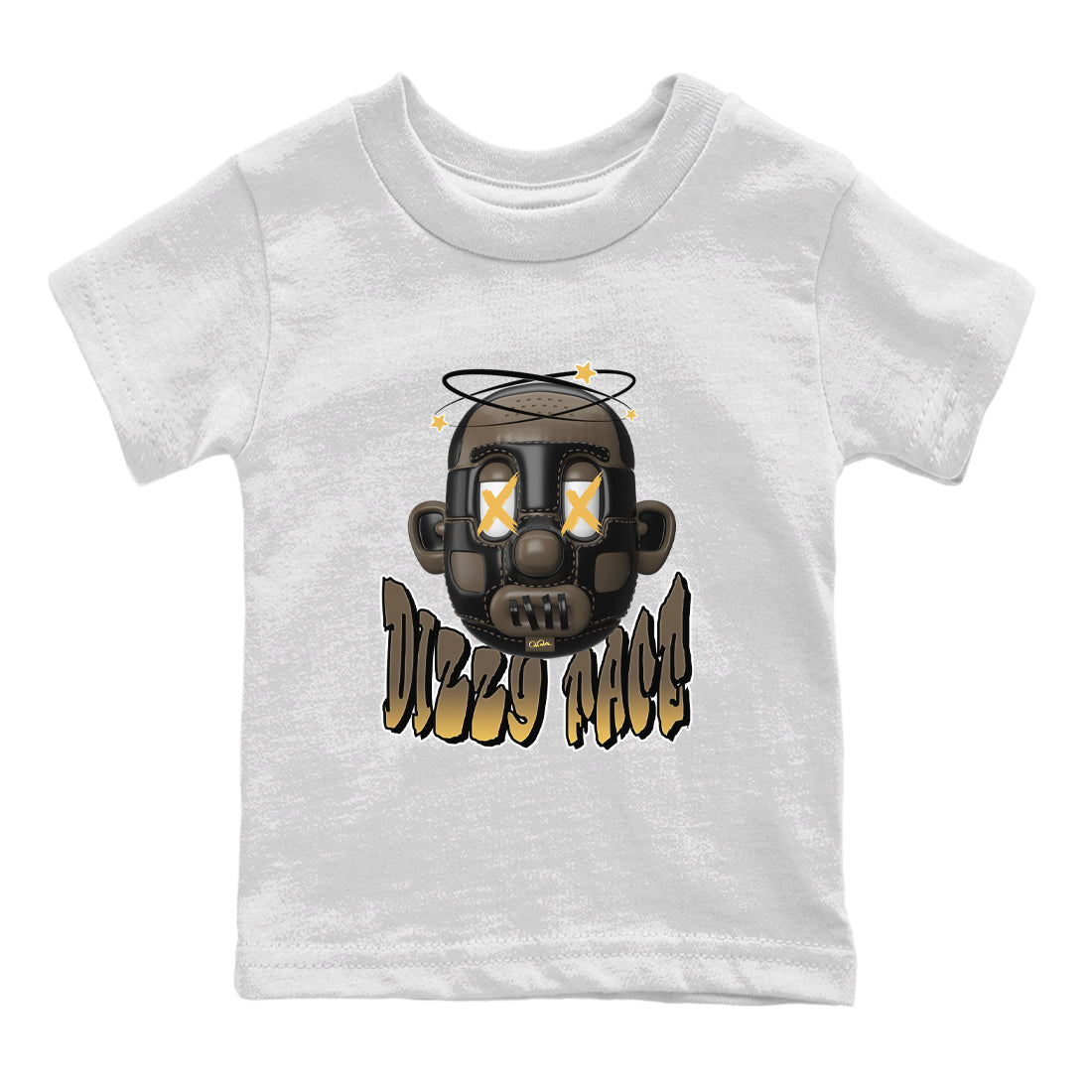 Air Jordan 1 Palomino shirt to match jordans Dizzy Face Streetwear Sneaker Shirt AJ1 High Palomino Drip Gear Zone Sneaker Matching Clothing Baby Toddler White 2 T-Shirt