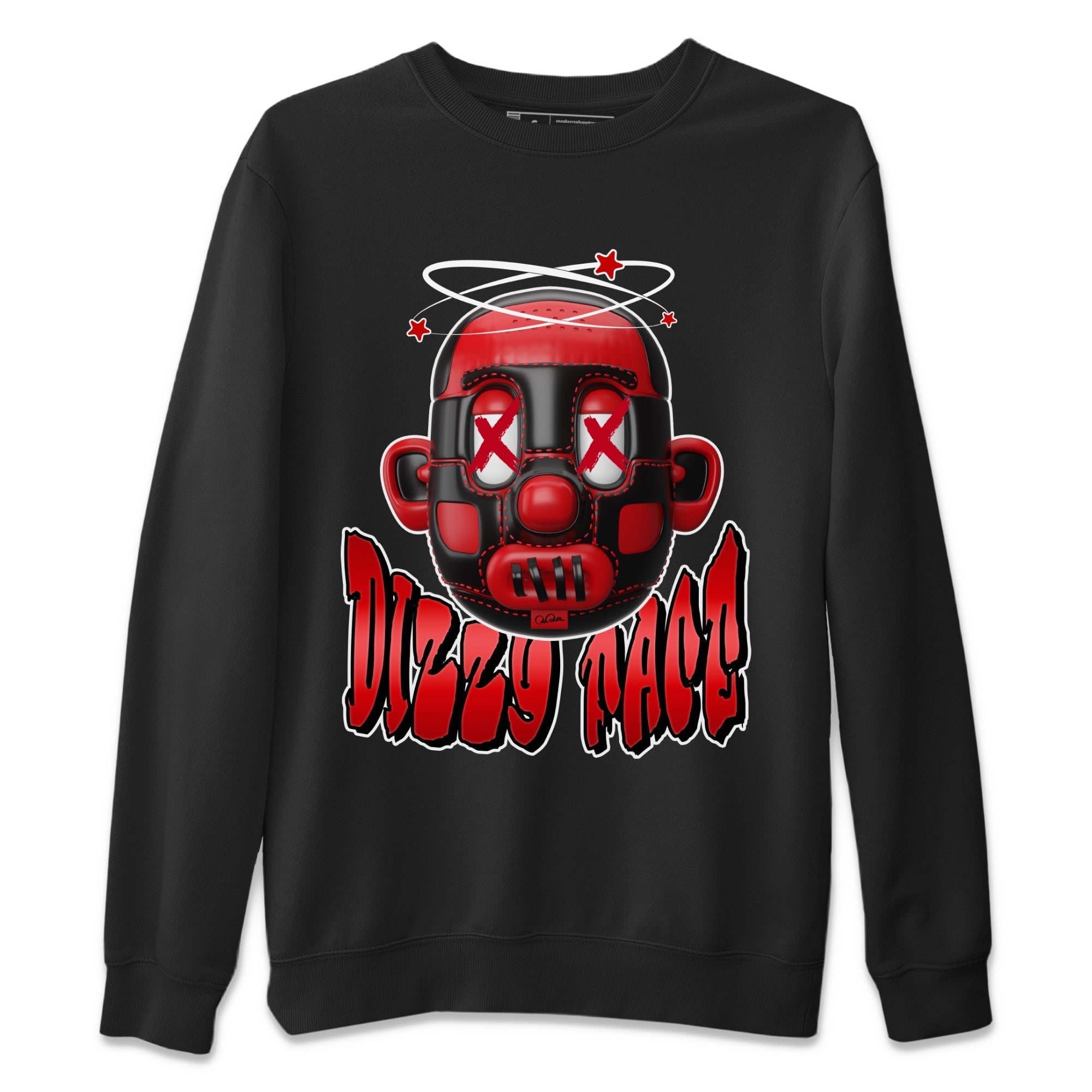 Air Jordan 1 Satin Bred Sneaker Match Tees Dizzy Face Streetwear Sneaker Shirt AJ1 Satin Bred Sneaker Release Tees Unisex Shirts Black 2