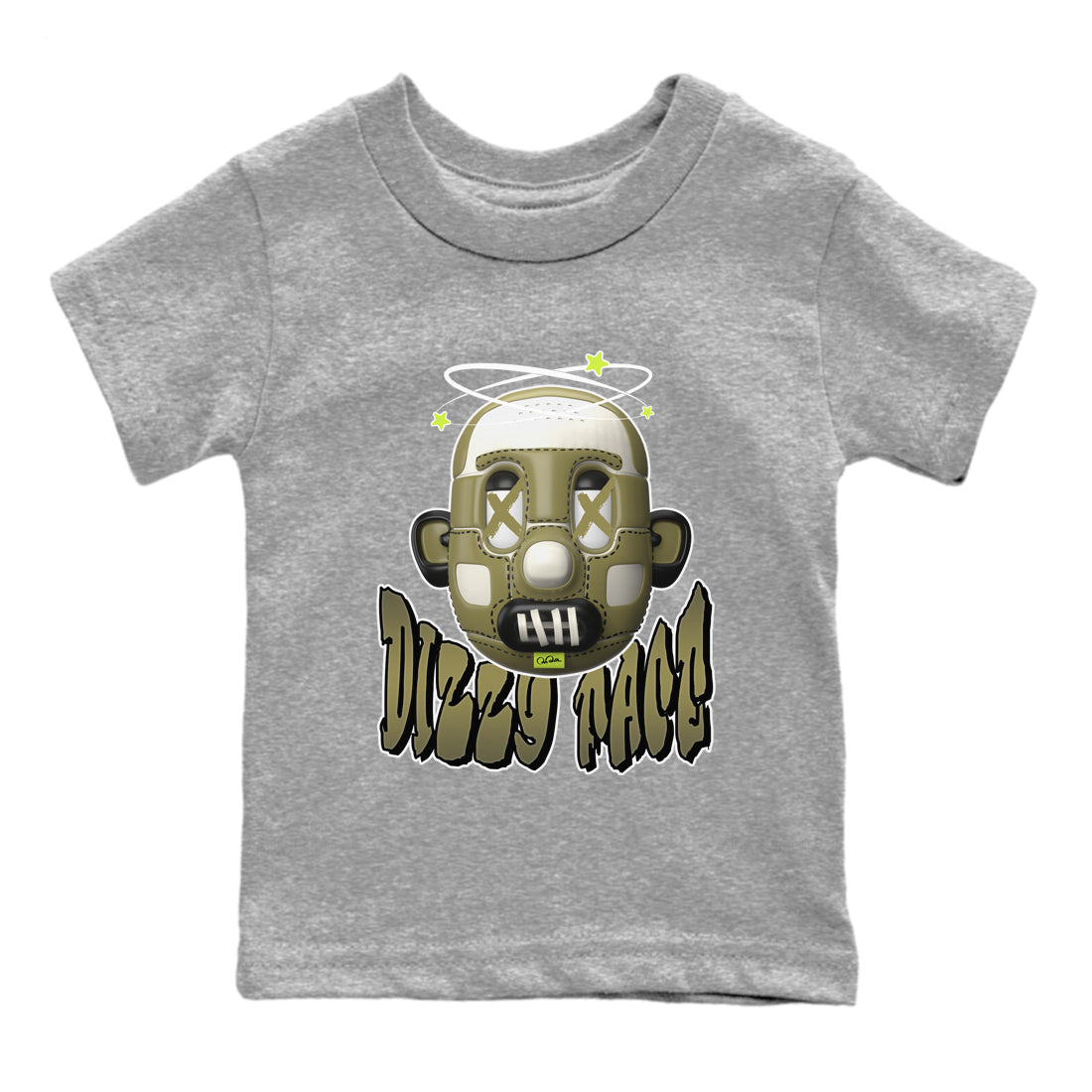 Air Jordan 1 Travis Scott Golf shirt to match jordans Dizzy Face Streetwear Sneaker Shirt AJ1 lowTravis Scott Golf Drip Gear Zone Sneaker Matching Clothing Baby Toddler Heather Grey 2 T-Shirt
