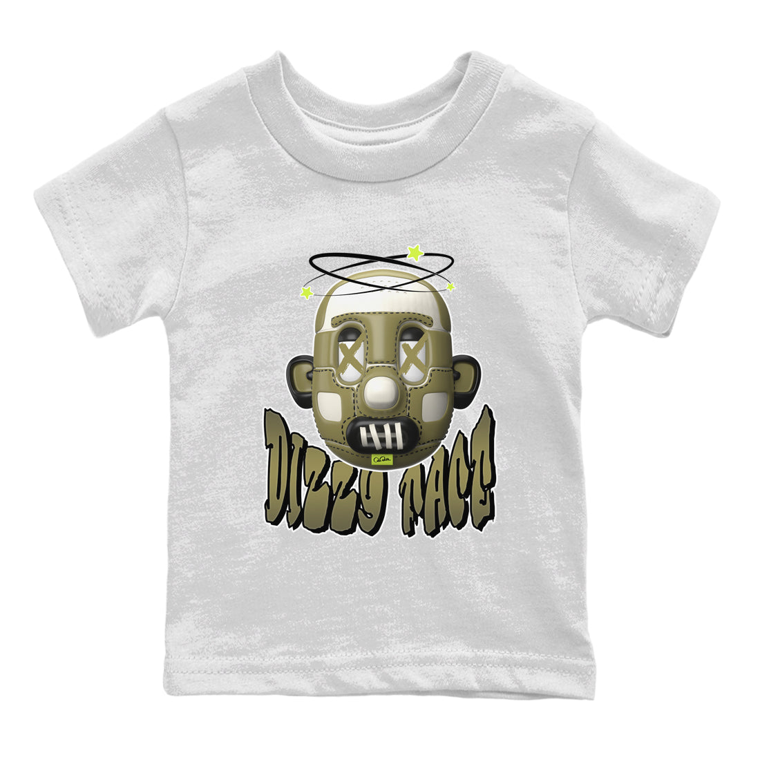 Air Jordan 1 Travis Scott Golf shirt to match jordans Dizzy Face Streetwear Sneaker Shirt AJ1 lowTravis Scott Golf Drip Gear Zone Sneaker Matching Clothing Baby Toddler White 2 T-Shirt