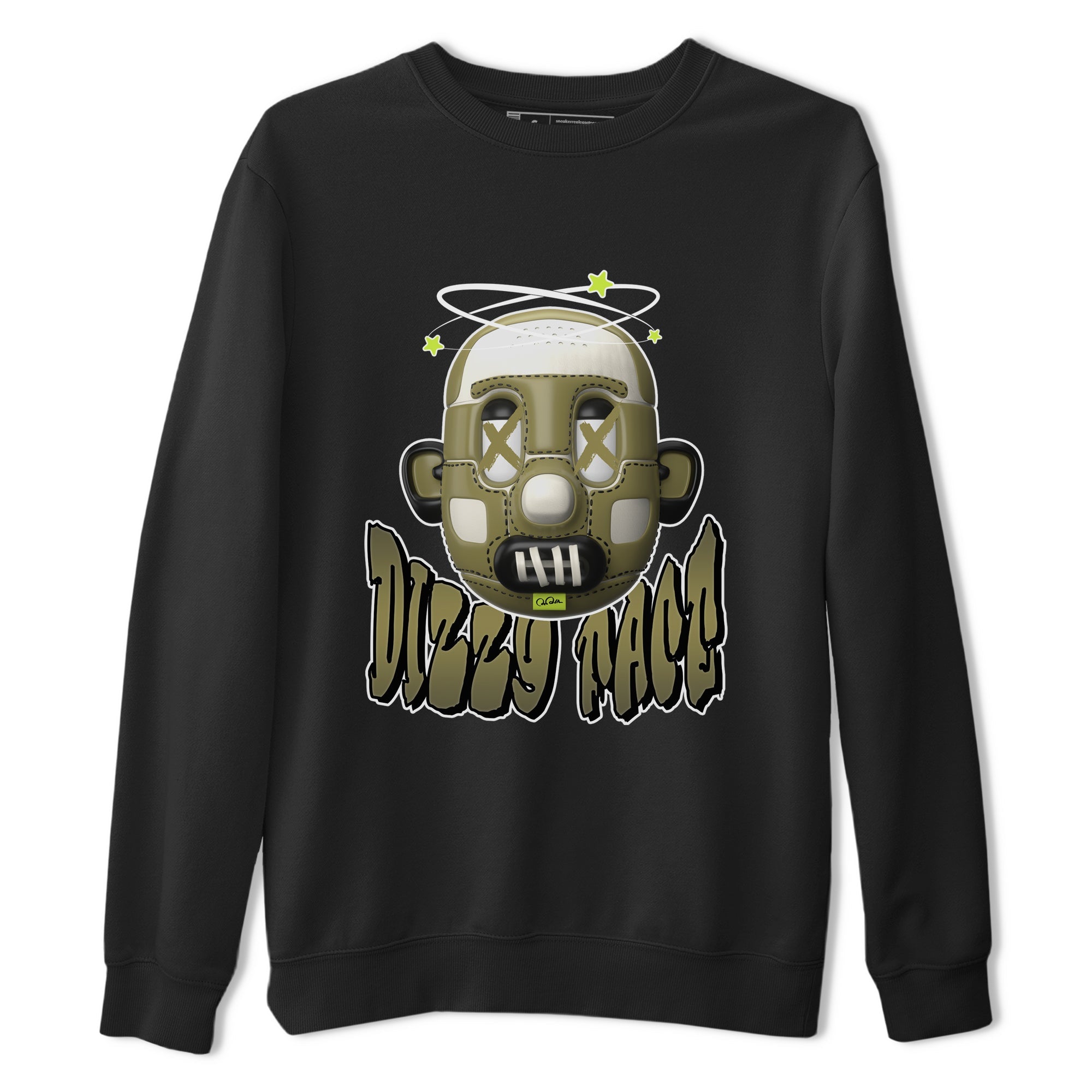 Air Jordan 1 Travis Scott Golf shirt to match jordans Dizzy Face Streetwear Sneaker Shirt AJ1 lowTravis Scott Golf Drip Gear Zone Sneaker Matching Clothing Unisex Black 2 T-Shirt