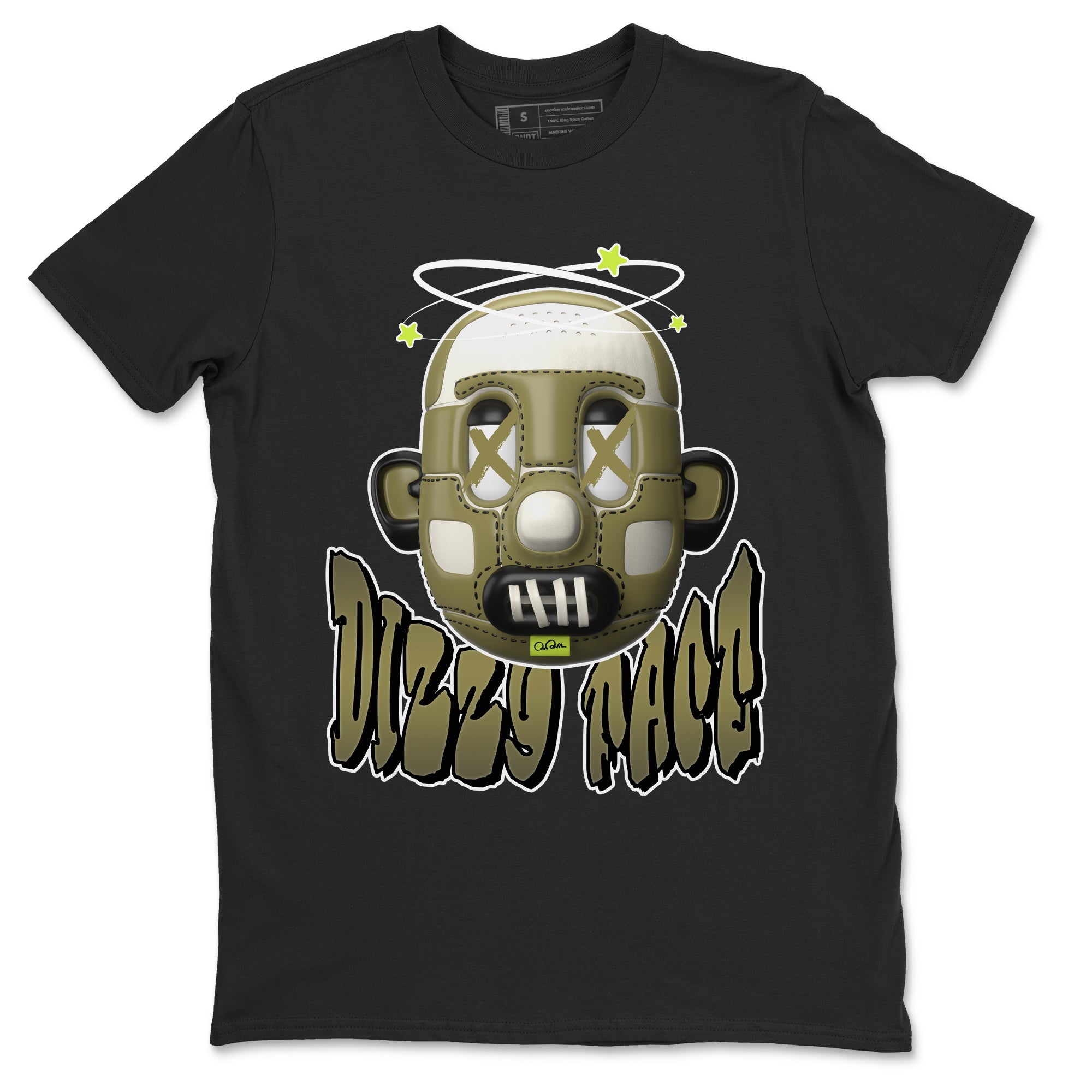 Air Jordan 1 Travis Scott Golf shirt to match jordans Dizzy Face Streetwear Sneaker Shirt AJ1 lowTravis Scott Golf Drip Gear Zone Sneaker Matching Clothing Unisex Black 2 T-Shirt