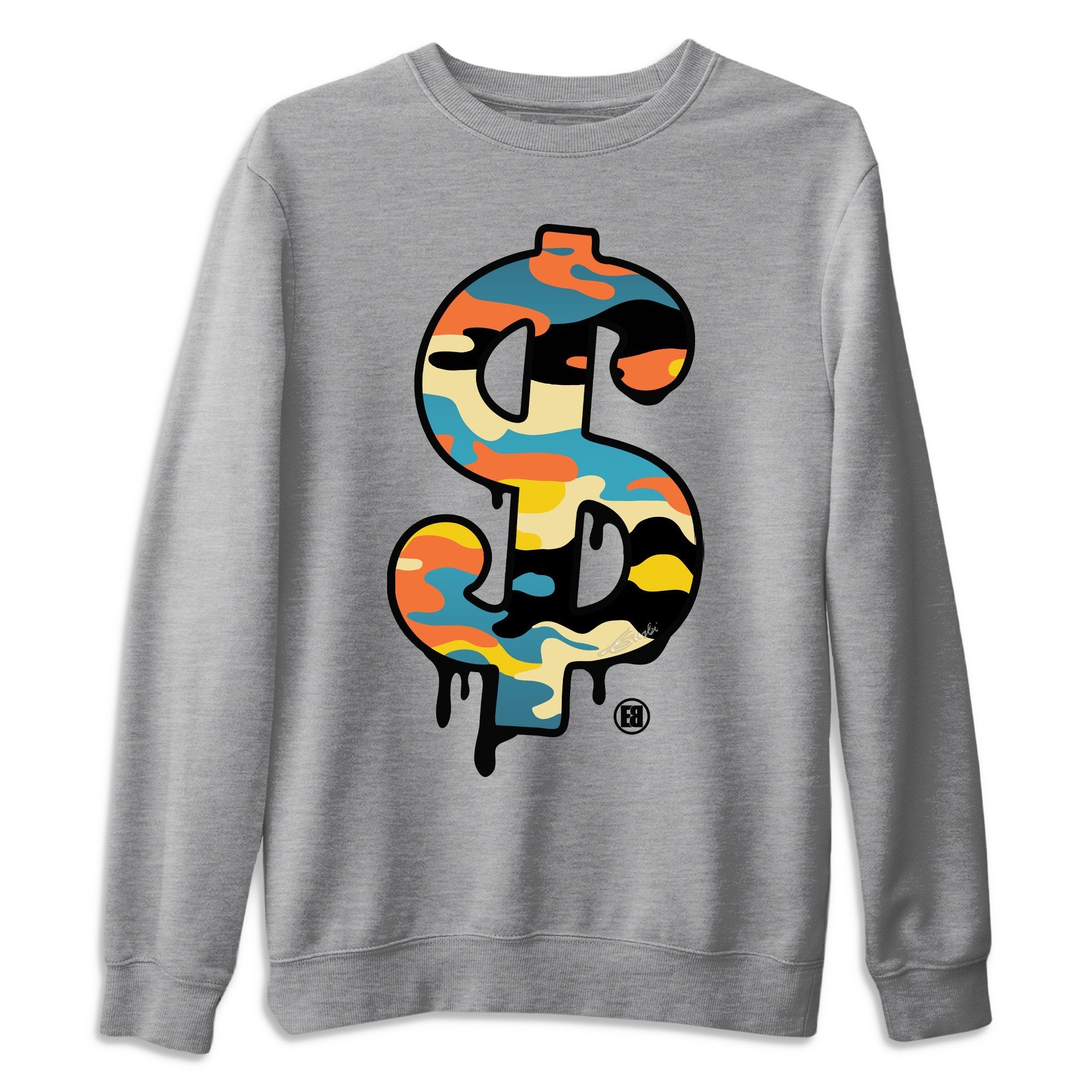 Yeezy 700 Sun Shirt To Match Jordans Dollar Camo Sneaker Tees Yeezy 700 Sun Drip Gear Zone Sneaker Matching Clothing Unisex Shirts