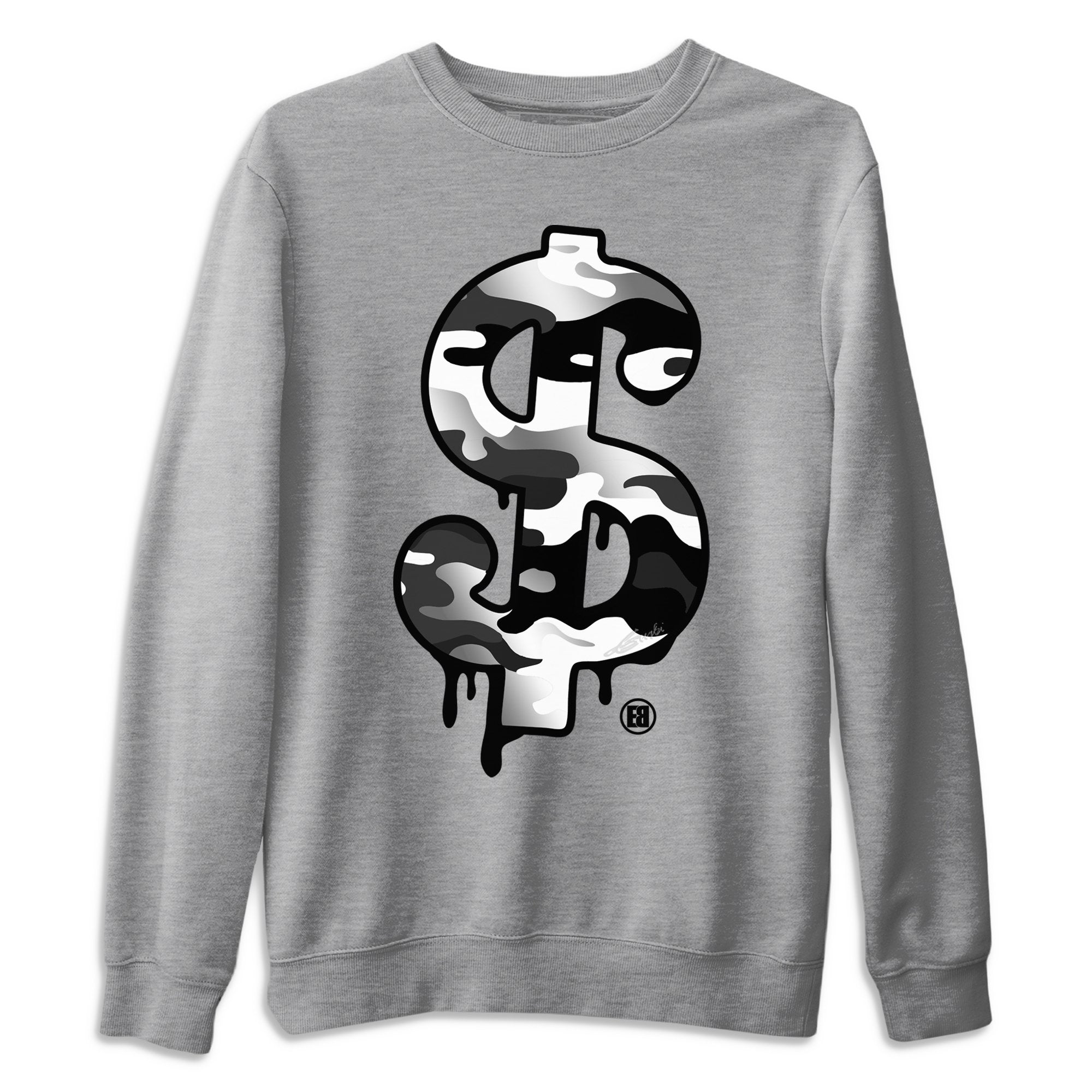 Jordan 1 Silver Toe Shirt To Match Jordans Dollar Camo Sneaker Tees Jordan 1 Silver Toe Drip Gear Zone Sneaker Matching Clothing Unisex Shirts