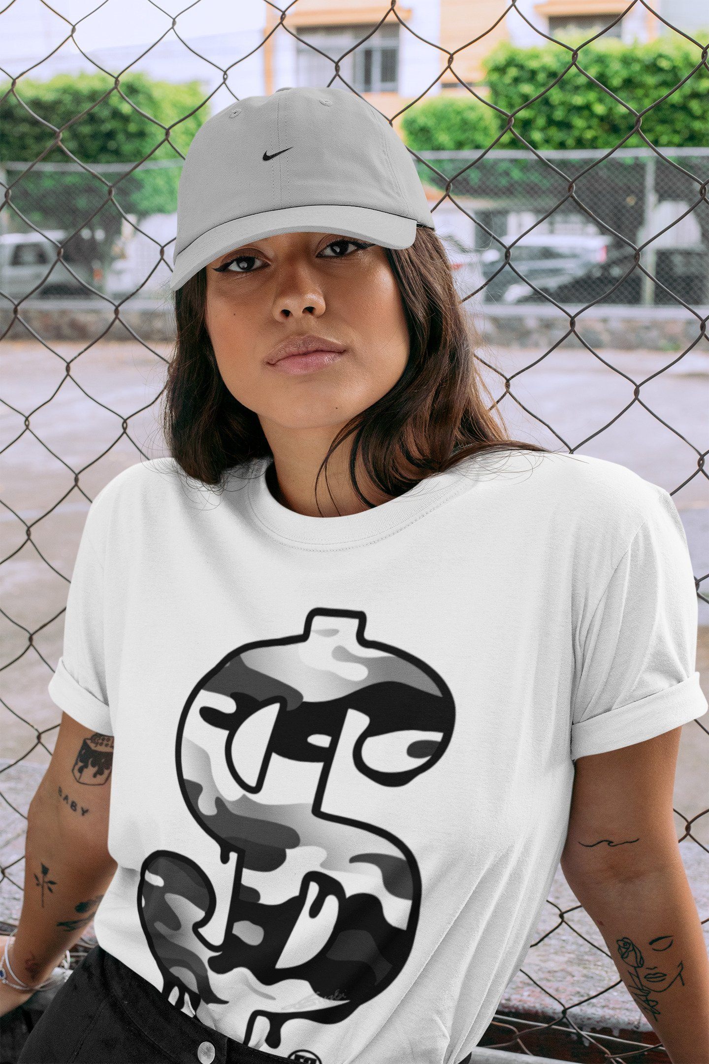 Jordan 1 Silver Toe Shirt To Match Jordans Dollar Camo Sneaker Tees Jordan 1 Silver Toe Drip Gear Zone Sneaker Matching Clothing Unisex Shirts