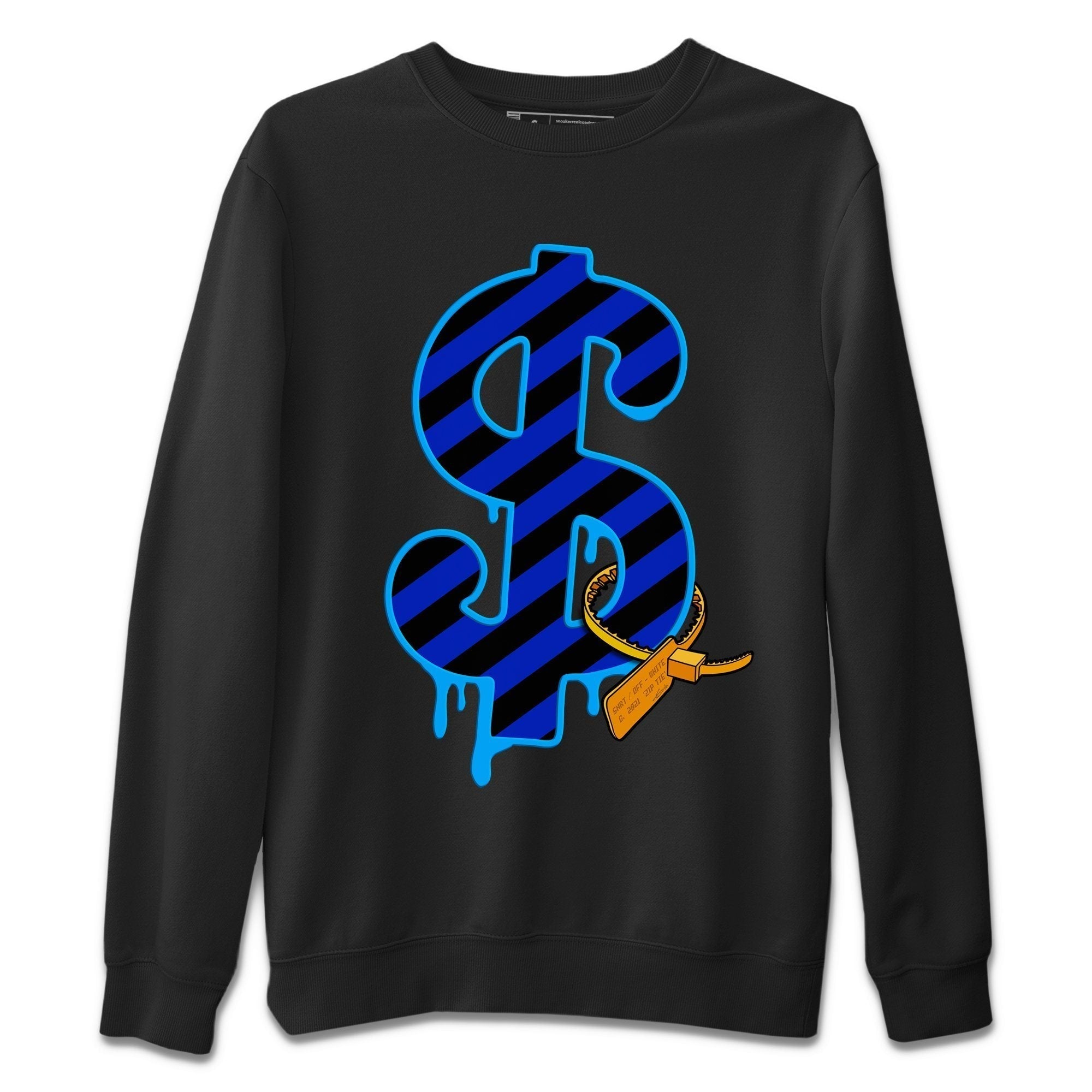 Jordan 2 OFF-WHITE Black Blue Shirt To Match Jordans Dollar Camo Sneaker Tees Jordan 2 OFF-WHITE Black Blue Drip Gear Zone Sneaker Matching Clothing Unisex Shirts