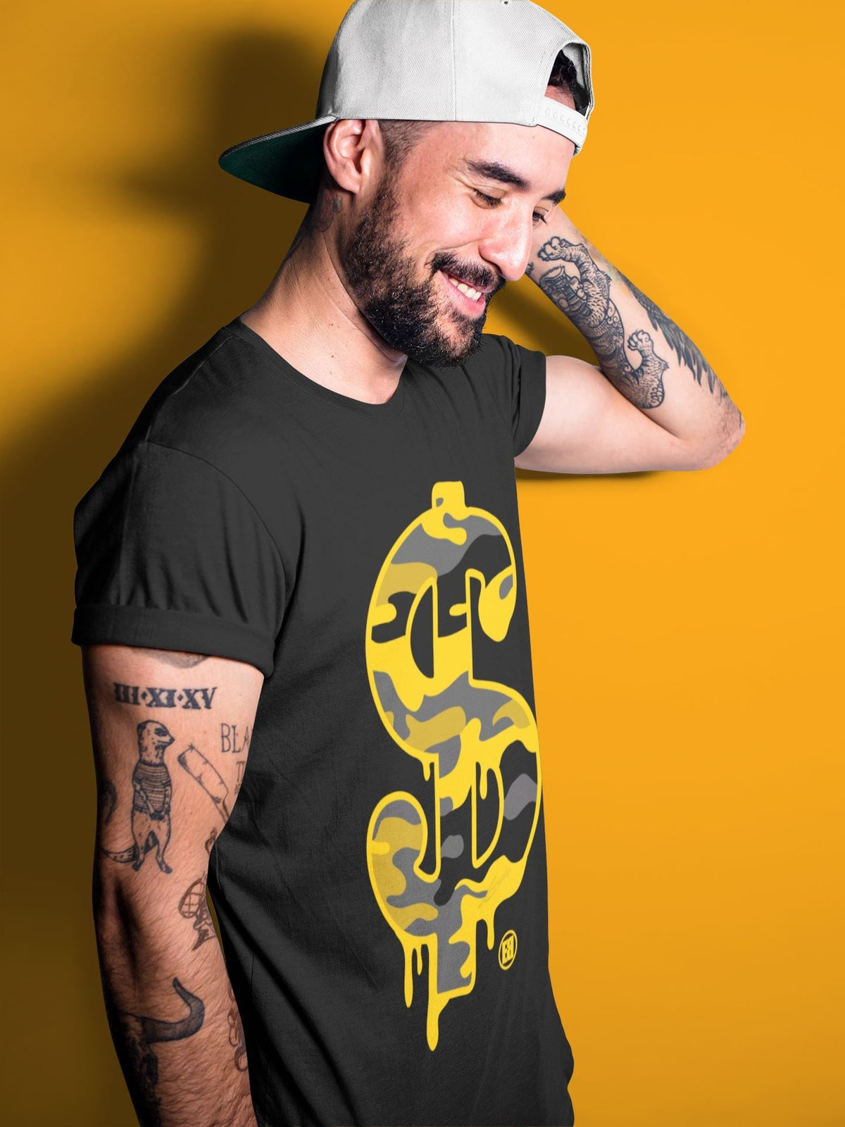 Jordan 9 University Gold Shirt To Match Jordans Dollar Camo Sneaker Tees Jordan 9 University Gold Drip Gear Zone Sneaker Matching Clothing Unisex Shirts