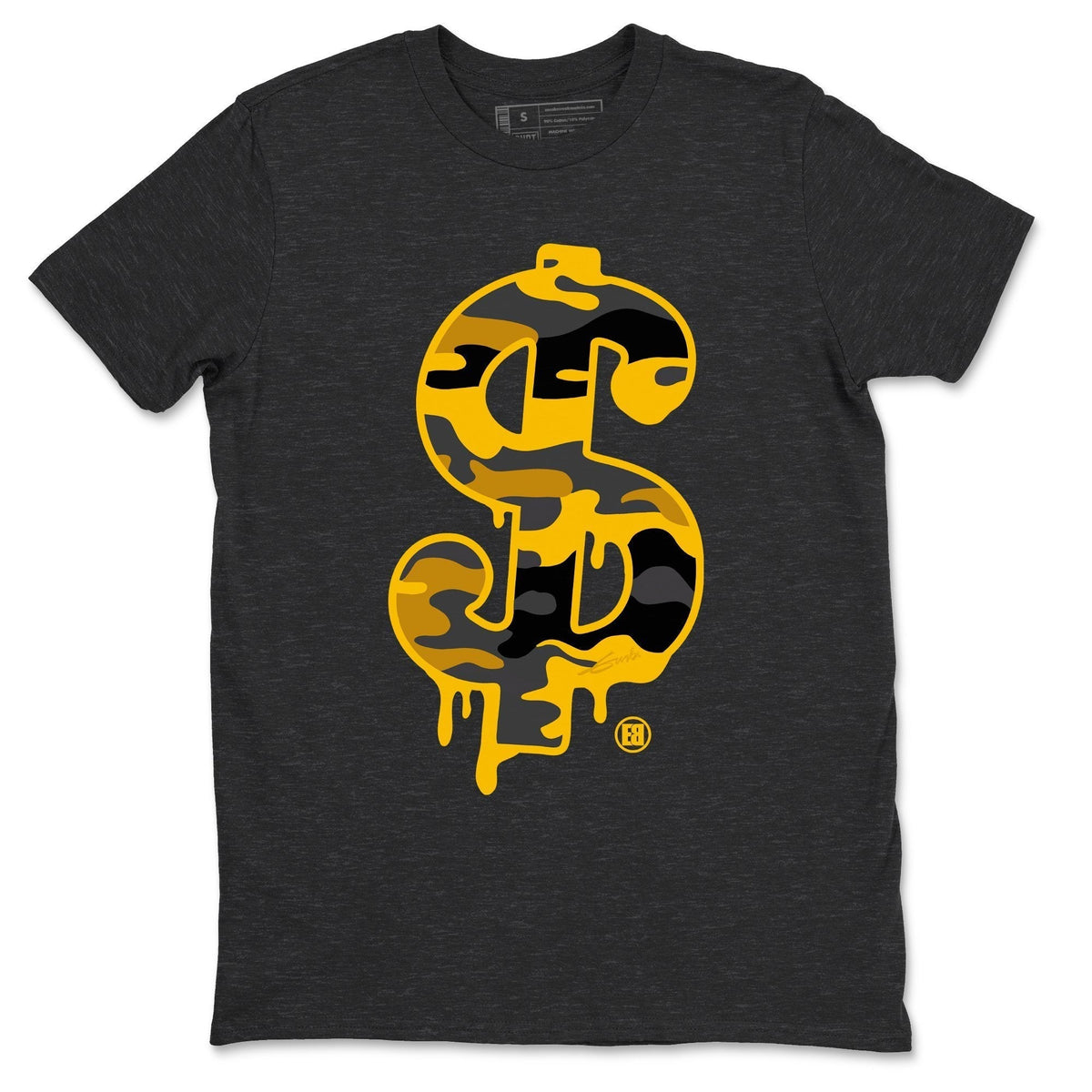 Jordan 9 University Gold Shirt To Match Jordans Dollar Camo Sneaker Tees Jordan 9 University Gold Drip Gear Zone Sneaker Matching Clothing Unisex Shirts