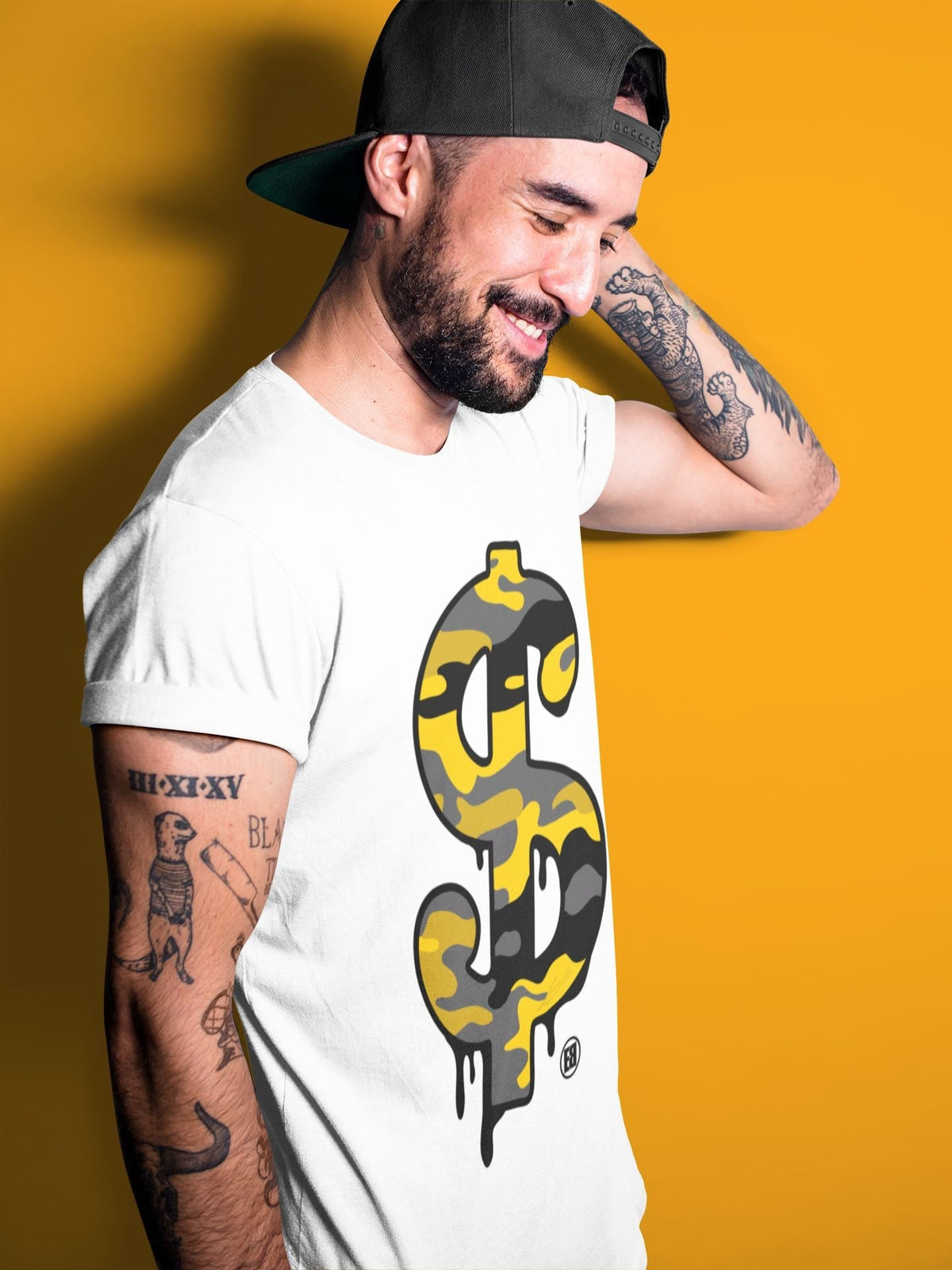 Jordan 9 University Gold Shirt To Match Jordans Dollar Camo Sneaker Tees Jordan 9 University Gold Drip Gear Zone Sneaker Matching Clothing Unisex Shirts