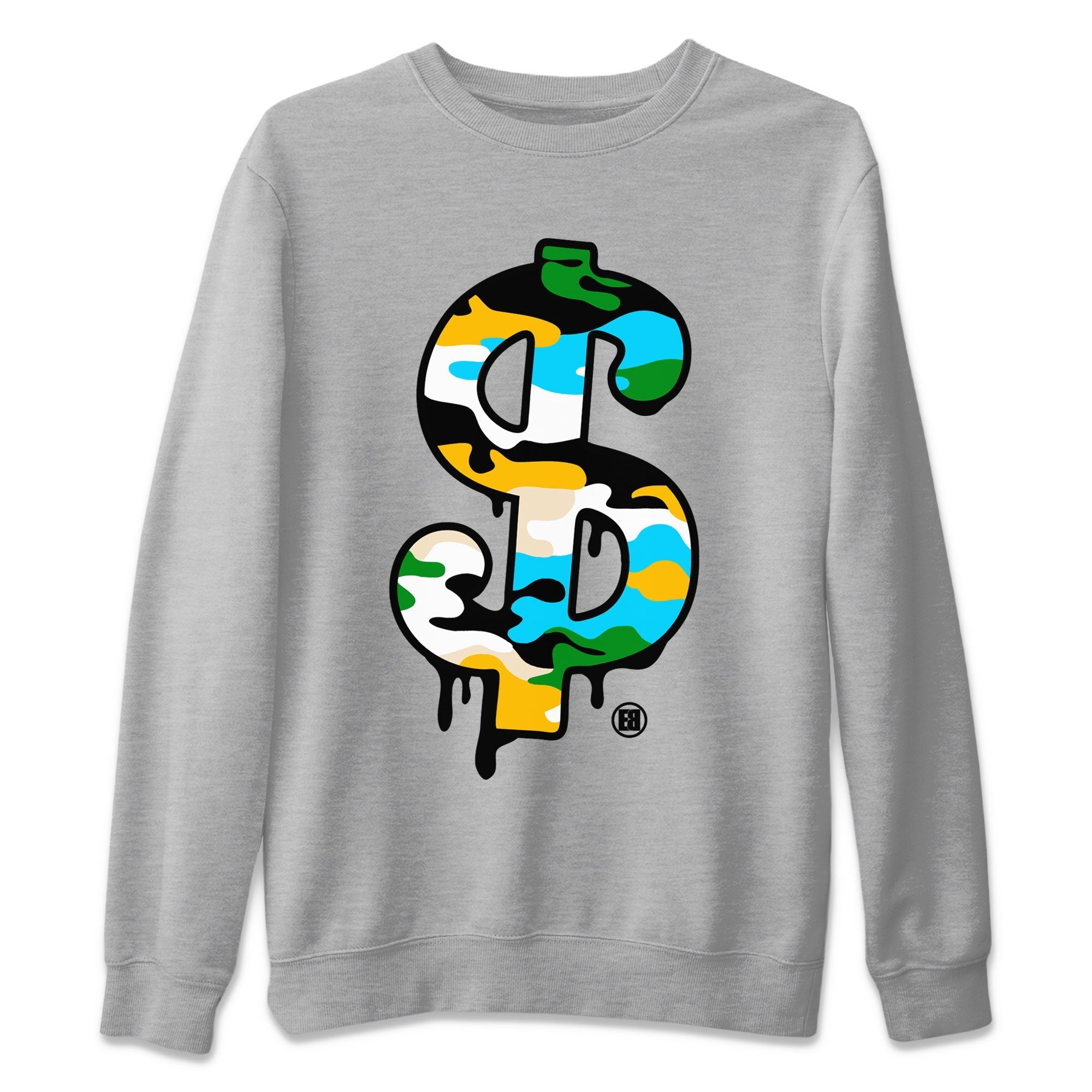 Dunk Chunky Dunky shirt to match jordans Dollar Camo Streetwear Sneaker Shirt Dunk Low Ben & Jerry's Chunky Dunky Drip Gear Zone Sneaker Matching Clothing Unisex Heather Grey 2 T-Shirt