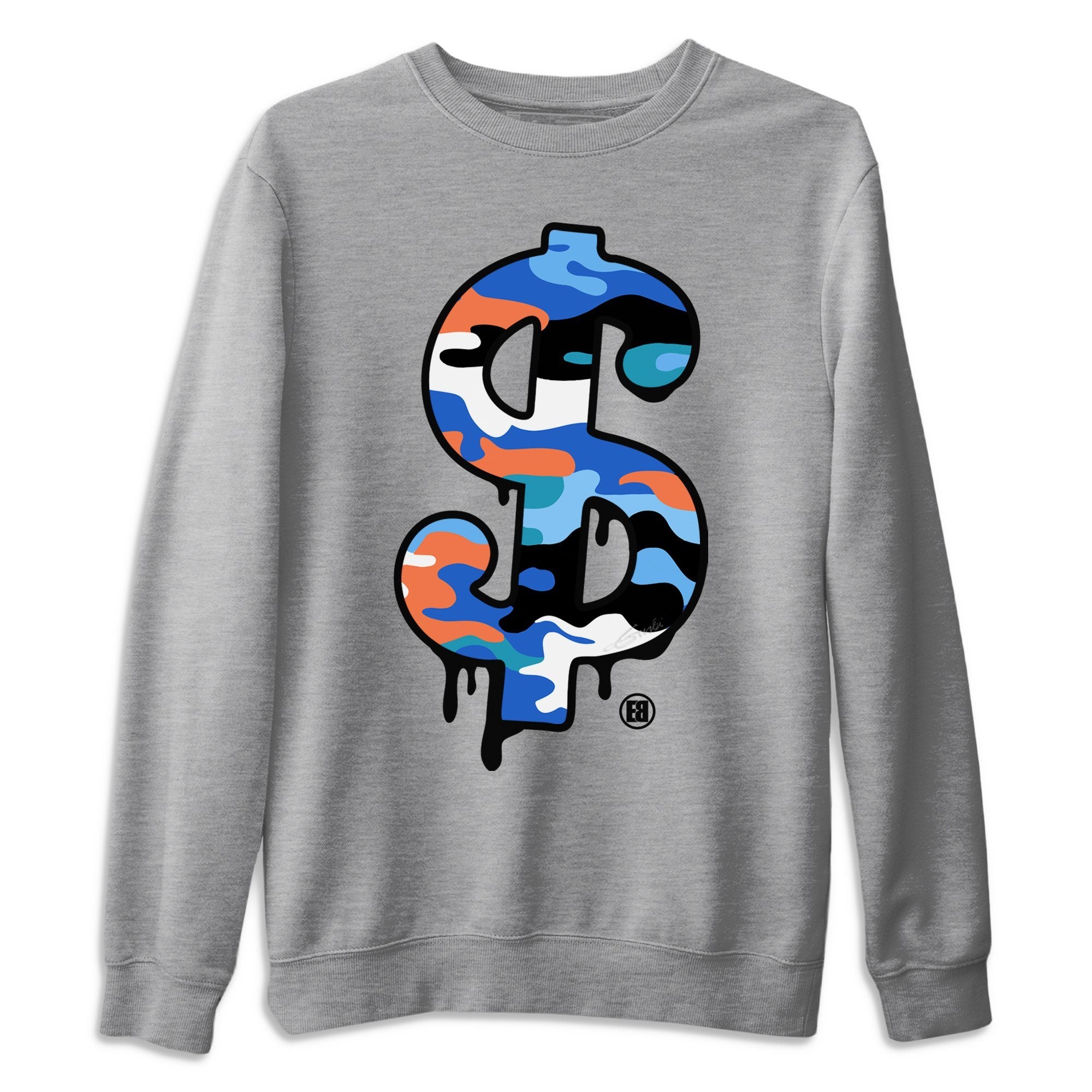 Yeezy 700 Bright Blue Shirt To Match Jordans Dollar Camo Sneaker Tees Yeezy 700 Bright Blue Drip Gear Zone Sneaker Matching Clothing Unisex Shirts