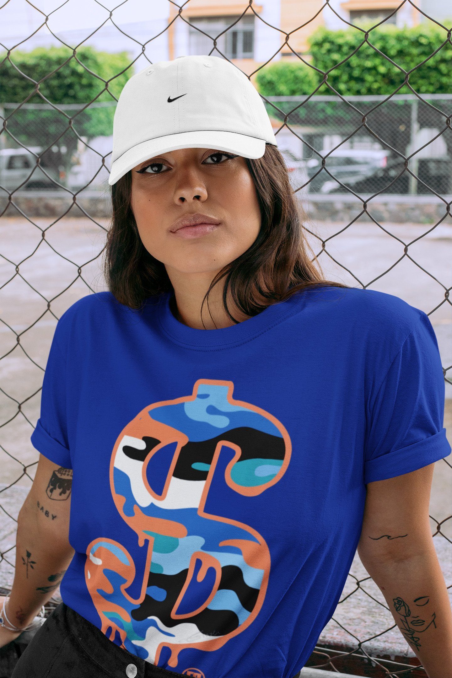 Yeezy 700 Bright Blue Shirt To Match Jordans Dollar Camo Sneaker Tees Yeezy 700 Bright Blue Drip Gear Zone Sneaker Matching Clothing Unisex Shirts