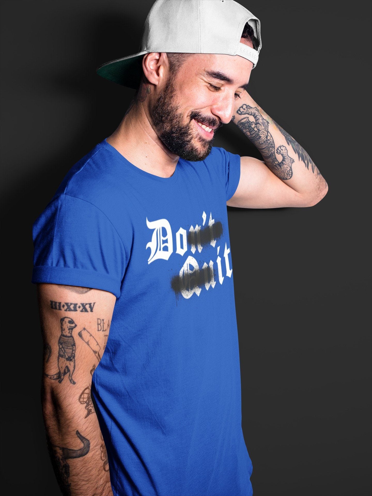 Jordan 3 Racer Blue Shirt To Match Jordans Don't Quit Do It Sneaker Tees Jordan 3 Racer Blue Drip Gear Zone Sneaker Matching Clothing Unisex Shirts