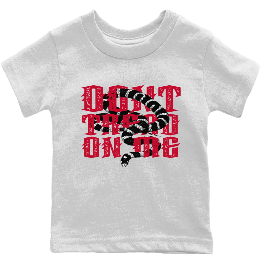 Jordan 1 Bred Patent Sneaker Matching T-Shirt Don't Tread On Me Sneaker Tees Jordan 1 Bred Patent Sneaker Release Tees Kids Shirts