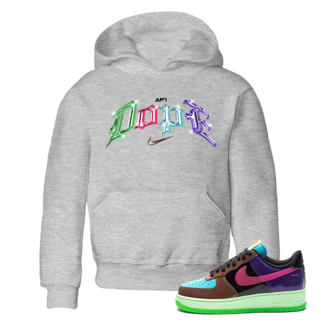 Air Force 1 Undefeated Fauna Brown Sneaker Tees Drip Gear Zone Dope Sneaker Tees Air Force 1 Undefeated Fauna Brown Shirt Kids Shirts