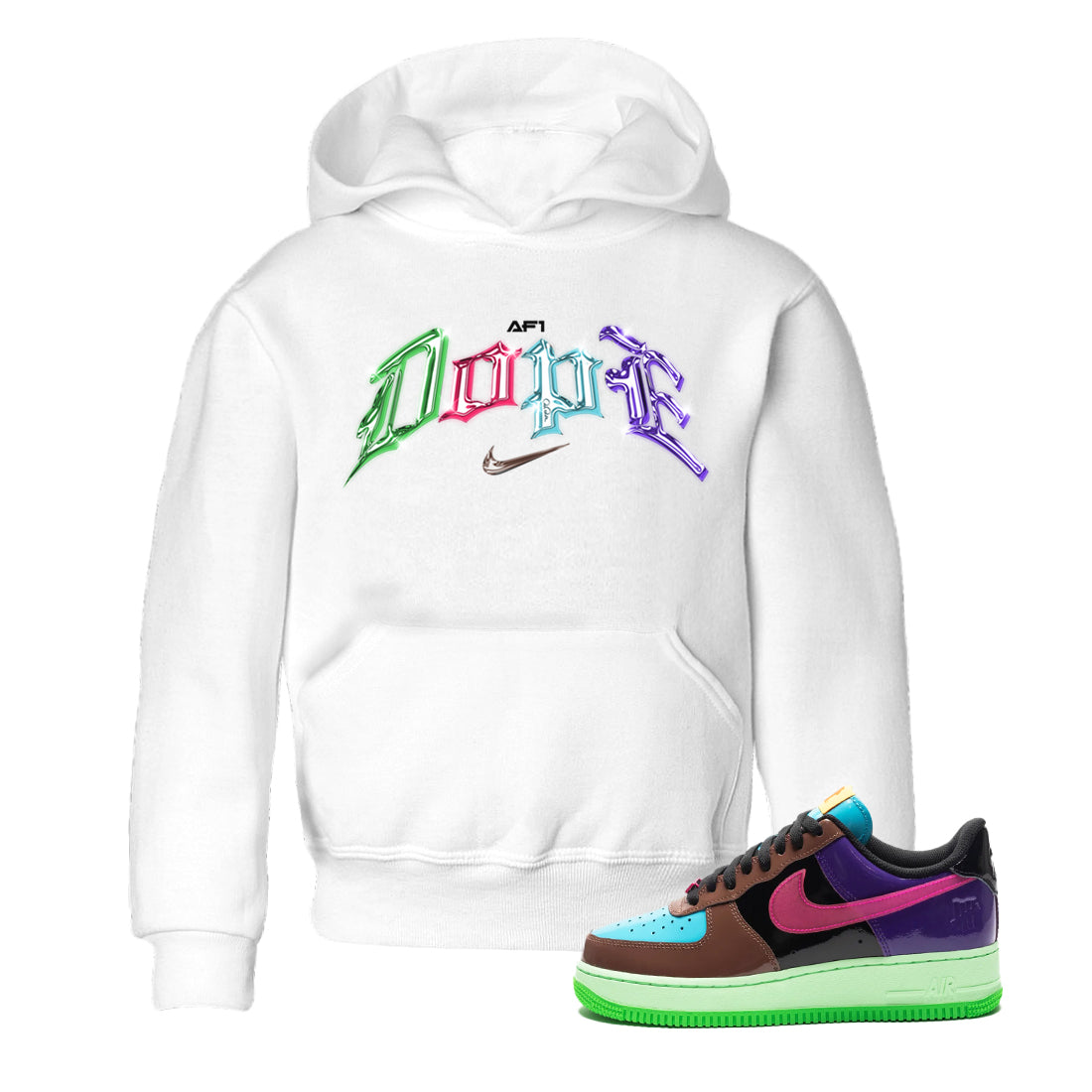 Air Force 1 Undefeated Fauna Brown Sneaker Tees Drip Gear Zone Dope Sneaker Tees Air Force 1 Undefeated Fauna Brown Shirt Kids Shirts