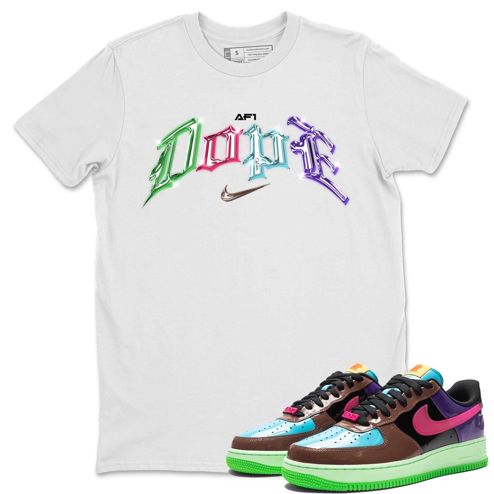 Air Force 1 Undefeated Fauna Brown Sneaker Tees Drip Gear Zone Dope Sneaker Tees Air Force 1 Undefeated Fauna Brown Shirt Unisex Shirts