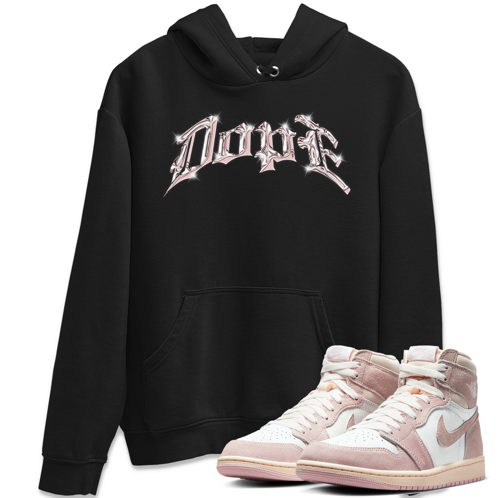 AJ1 Retro High OG Washed Pink Sneaker Tees Drip Gear Zone Dope Sneaker Tees AJ1 Retro High OG Washed Pink Shirt Unisex Shirts Black 1
