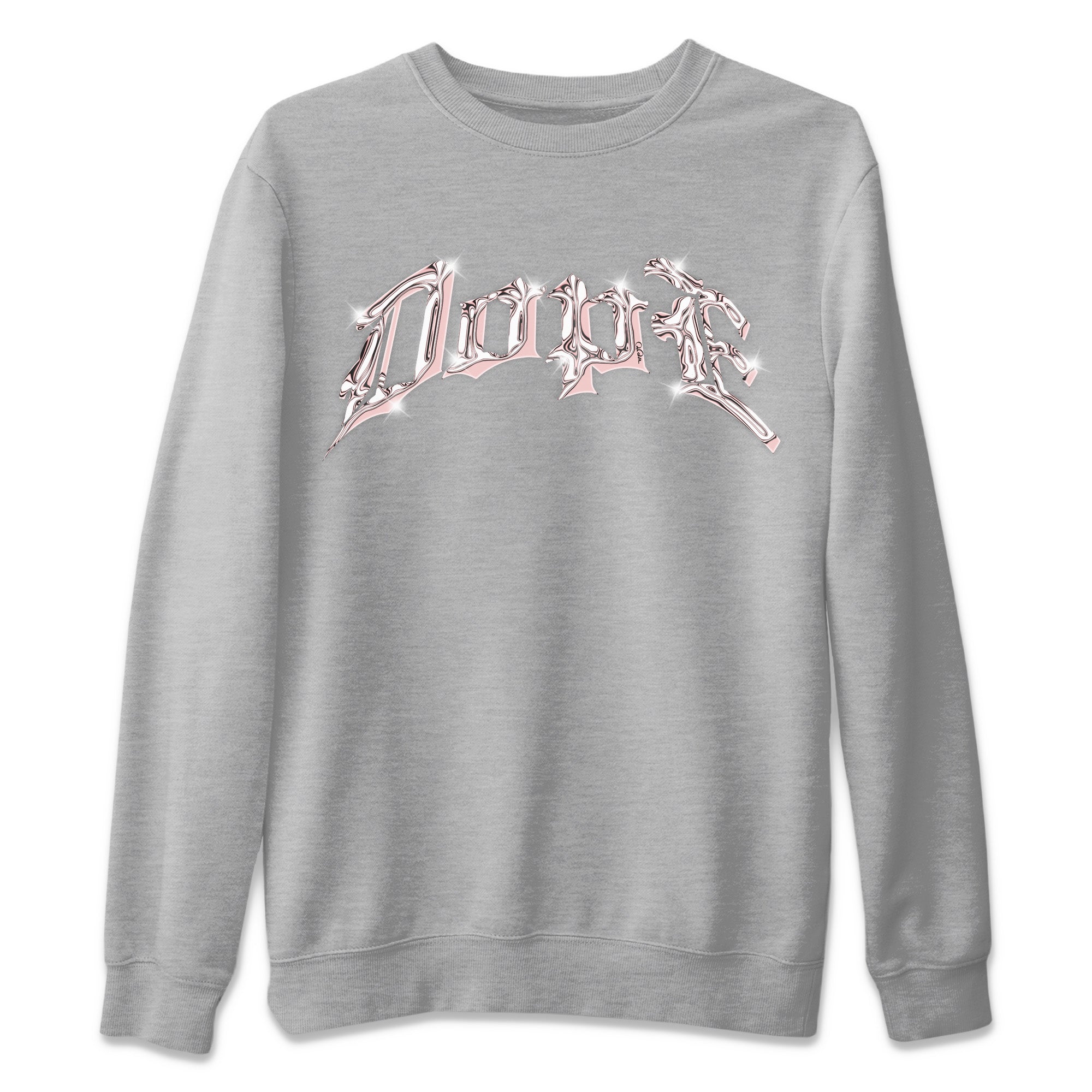 AJ1 Retro High OG Washed Pink Sneaker Tees Drip Gear Zone Dope Sneaker Tees AJ1 Retro High OG Washed Pink Shirt Unisex Shirts Heather Grey 2